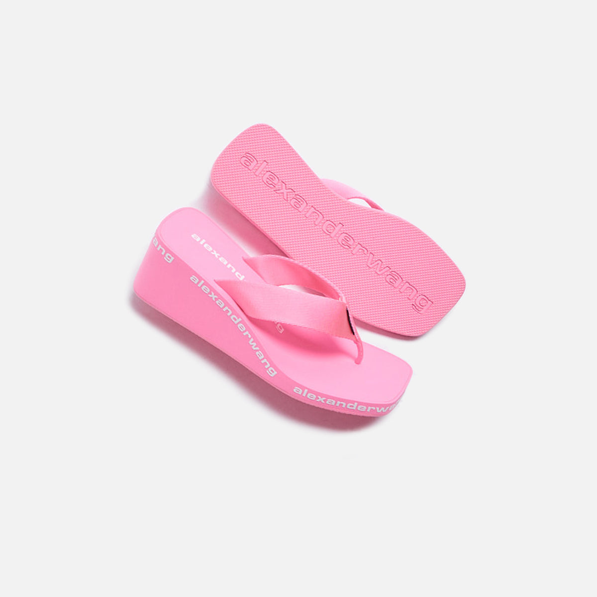 Alexander Wang Wedge Flip Flop - Neon Bubble