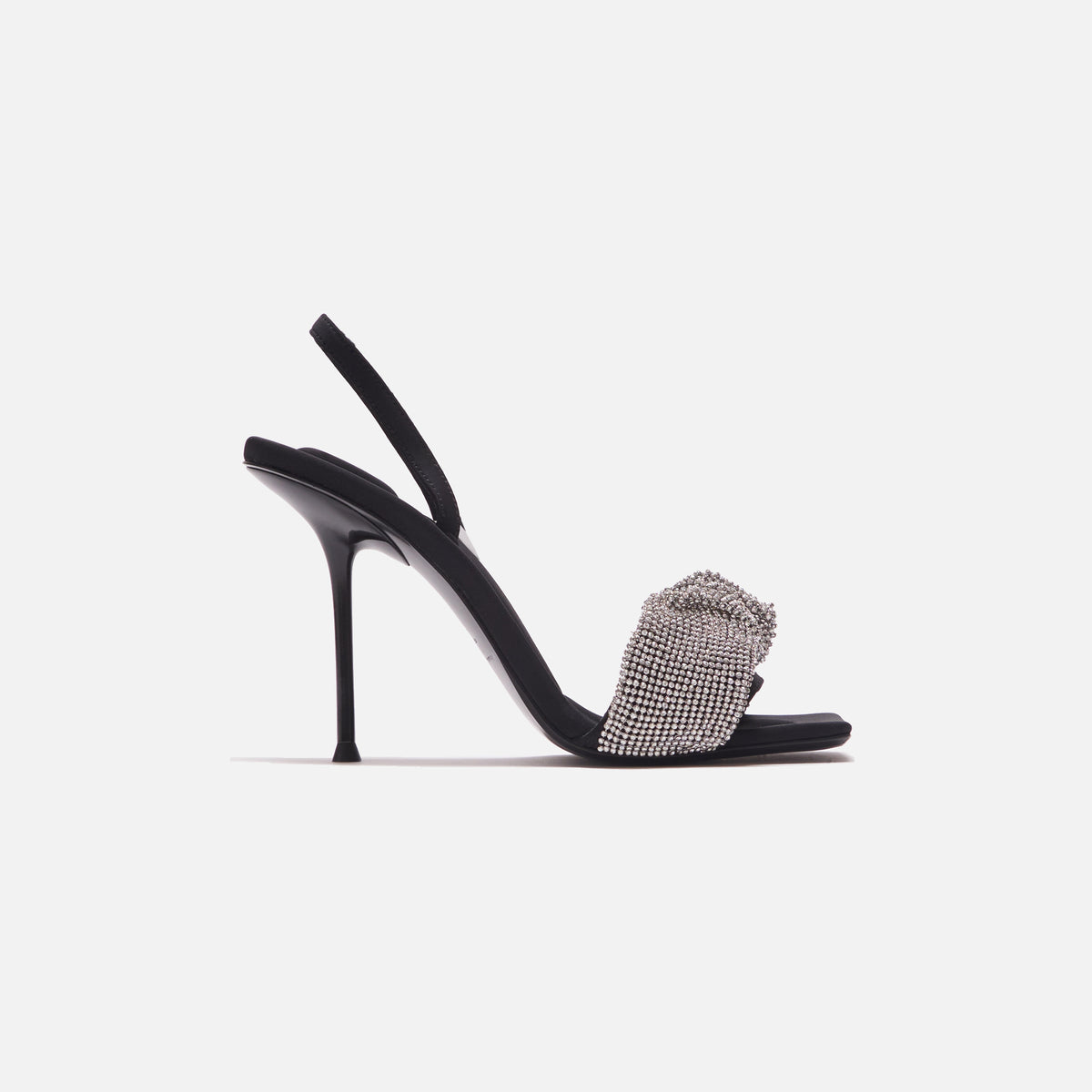 Alexander Wang Julie Crystal Scrunchie - Black