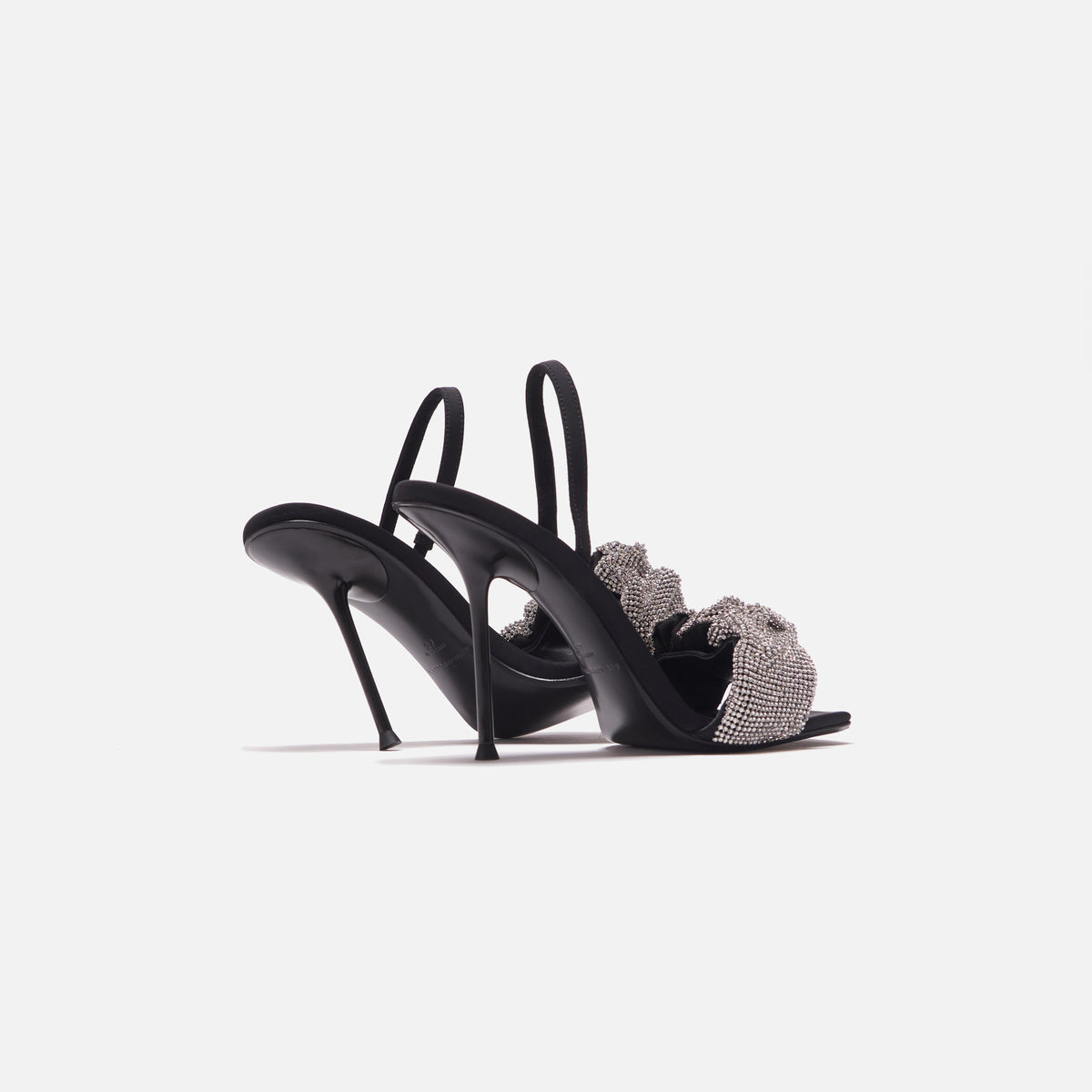 Alexander Wang Julie Crystal Scrunchie - Black