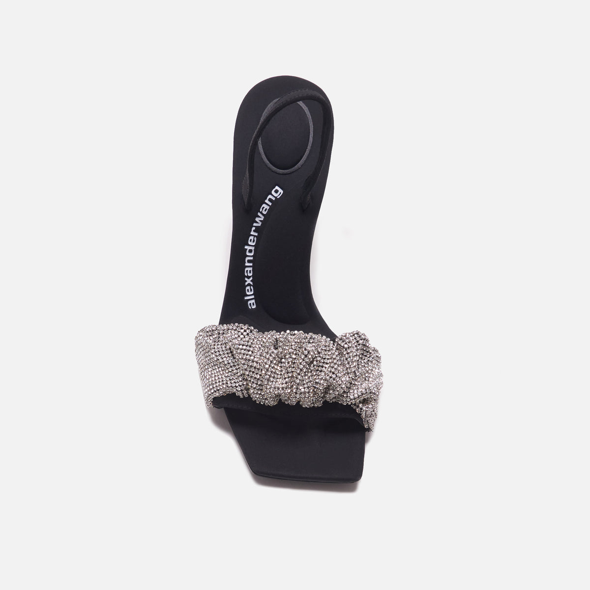 Alexander Wang Julie Crystal Scrunchie - Black