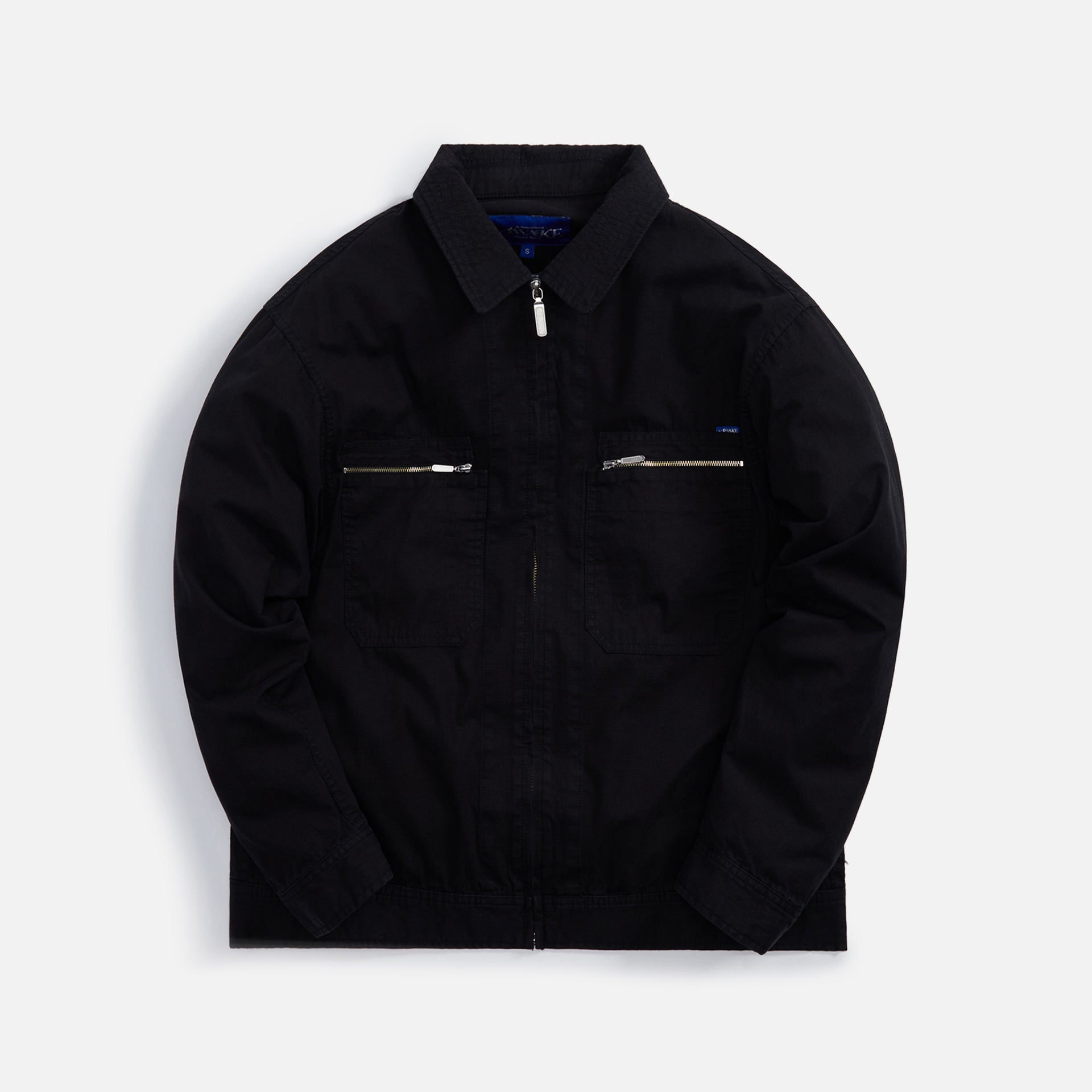 Awake Cargo Collared Military Jacket - Black