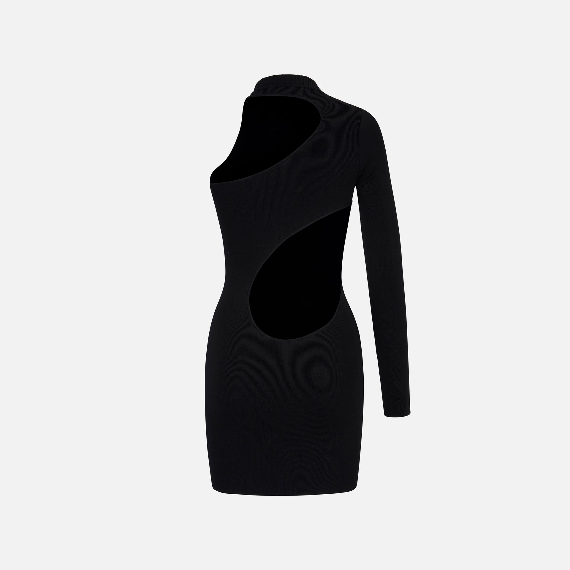 Aya Muse Garnet Dress - Black