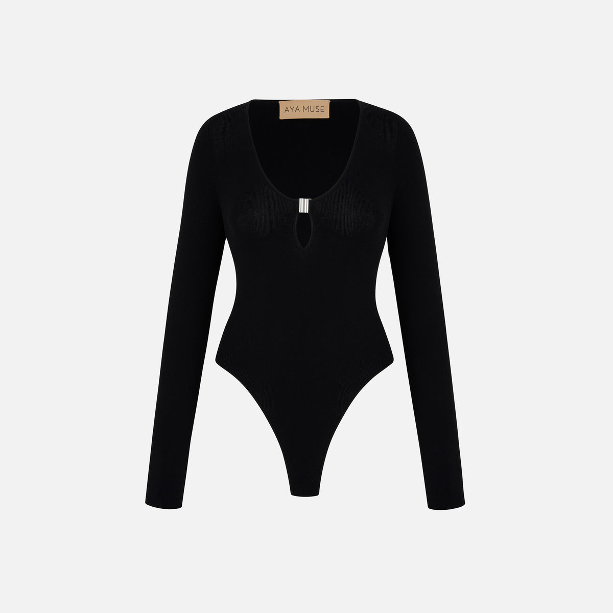 Aya Muse Sapphire Bodysuit - Black