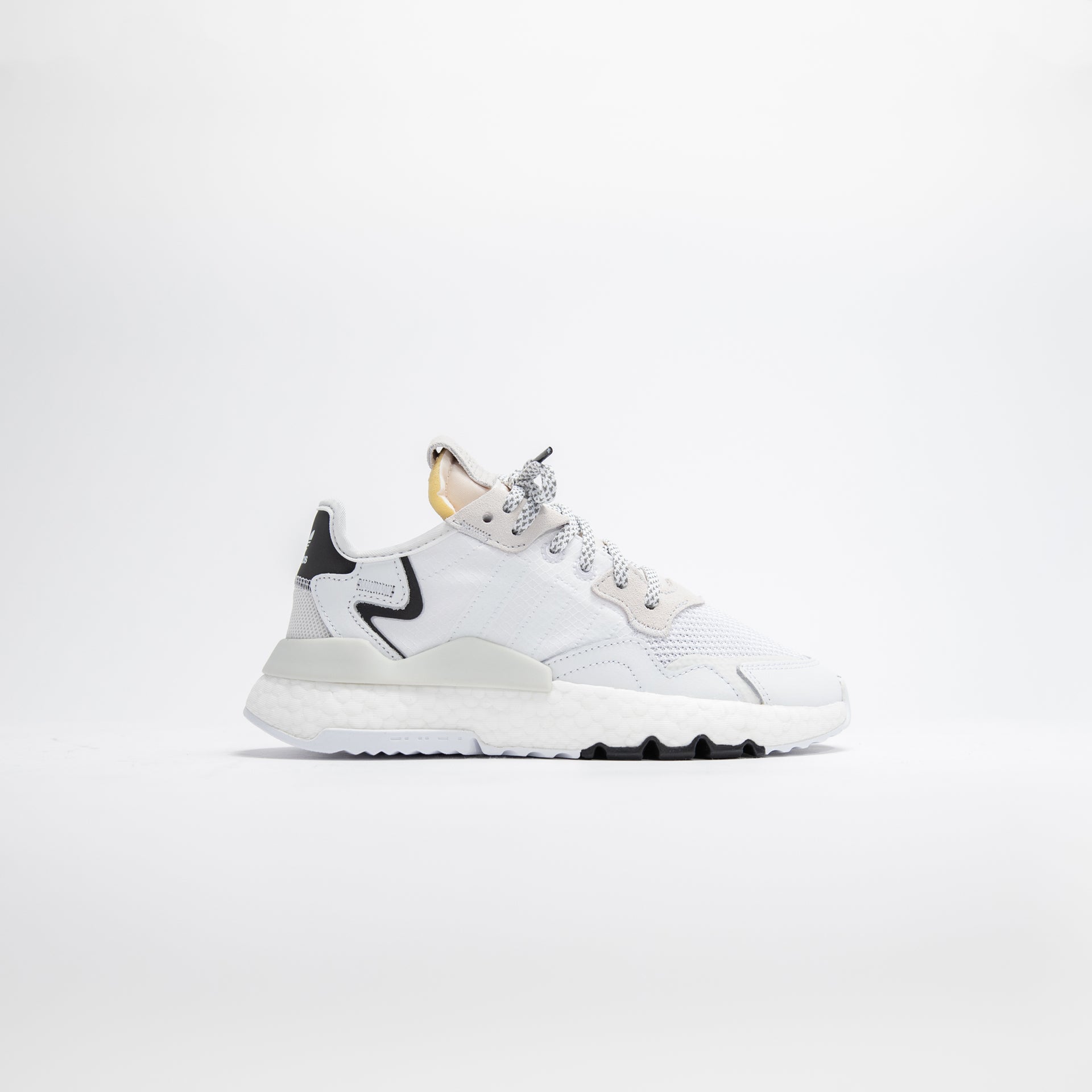 adidas Originals Grade School Nite Jogger - Footwear White / Crystal White