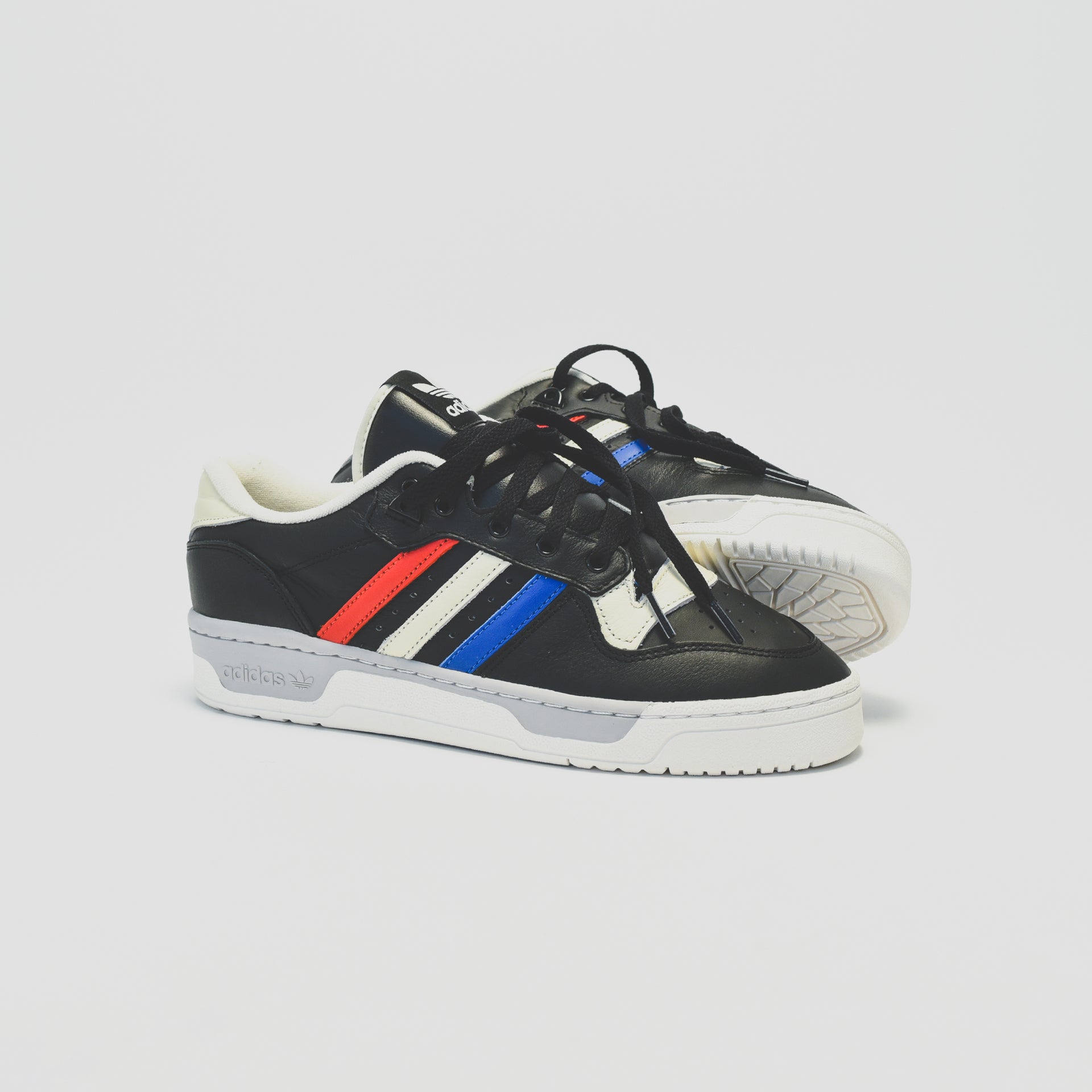 adidas Rivalry Low PFW - Core Black / Cloud White / Cream White