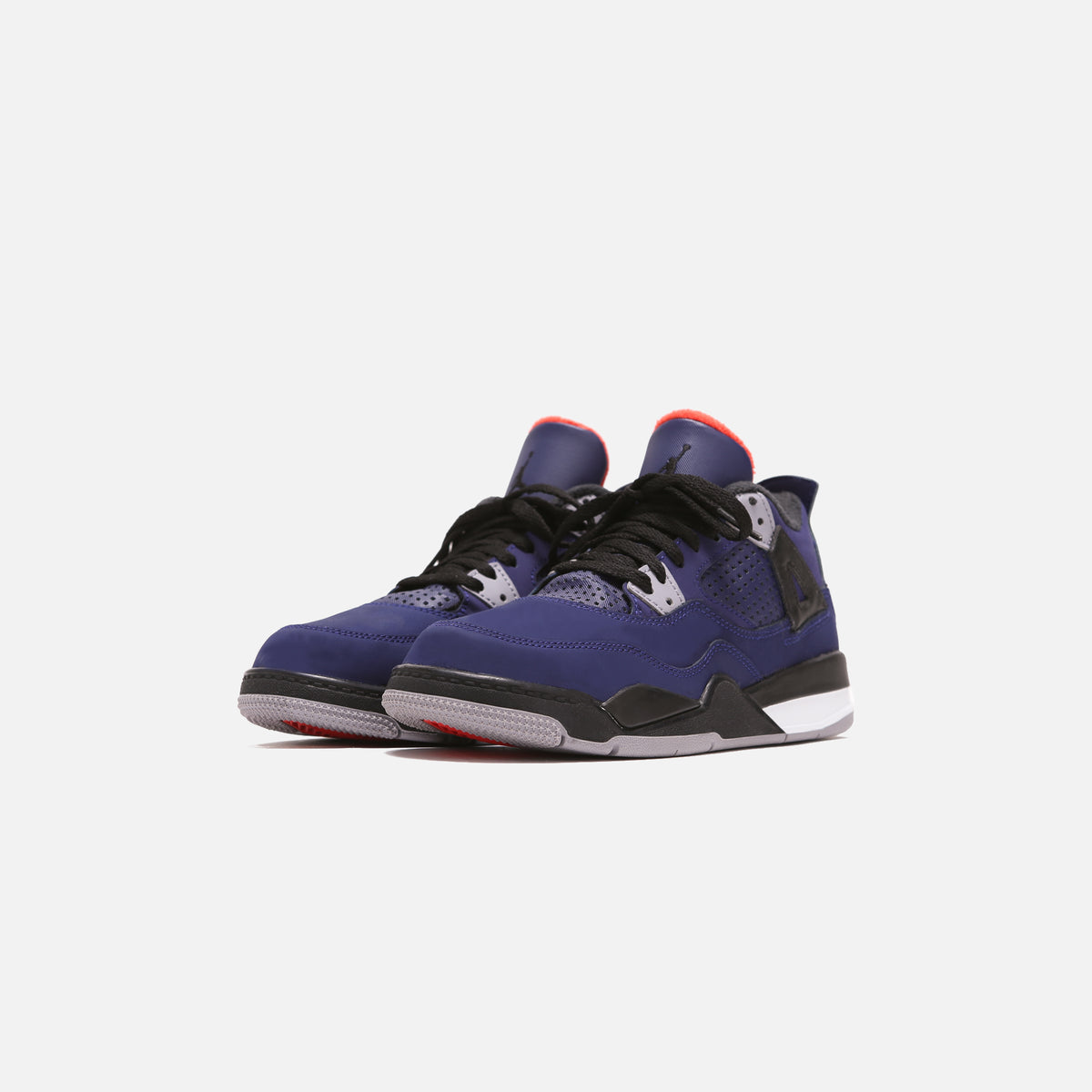 Nike Air Jordan Pre-School 4 Retro Winter - Loyal Blue / Black / White / Habanero Red