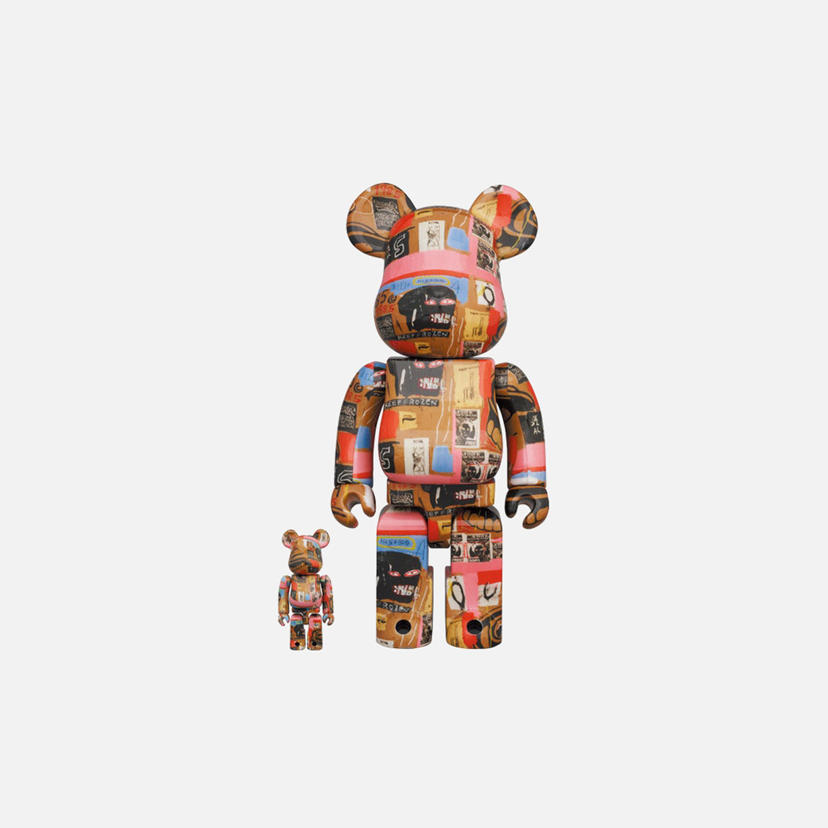Medicom Toy x Andy Warhol x Jean-Michel Basquiat #2 400% + 100%