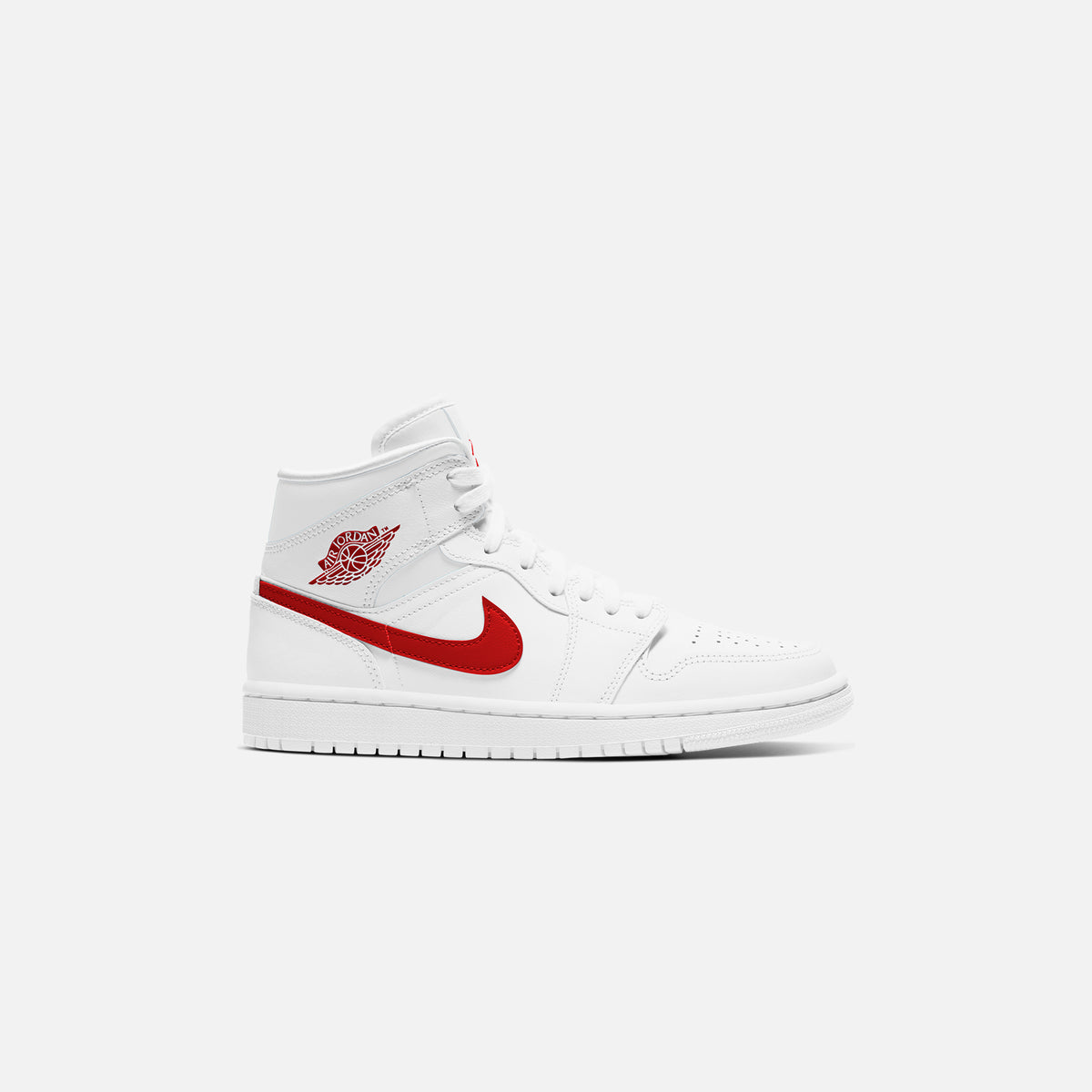 Nike WMNS Air Jordan 1 Mid - White / University Red