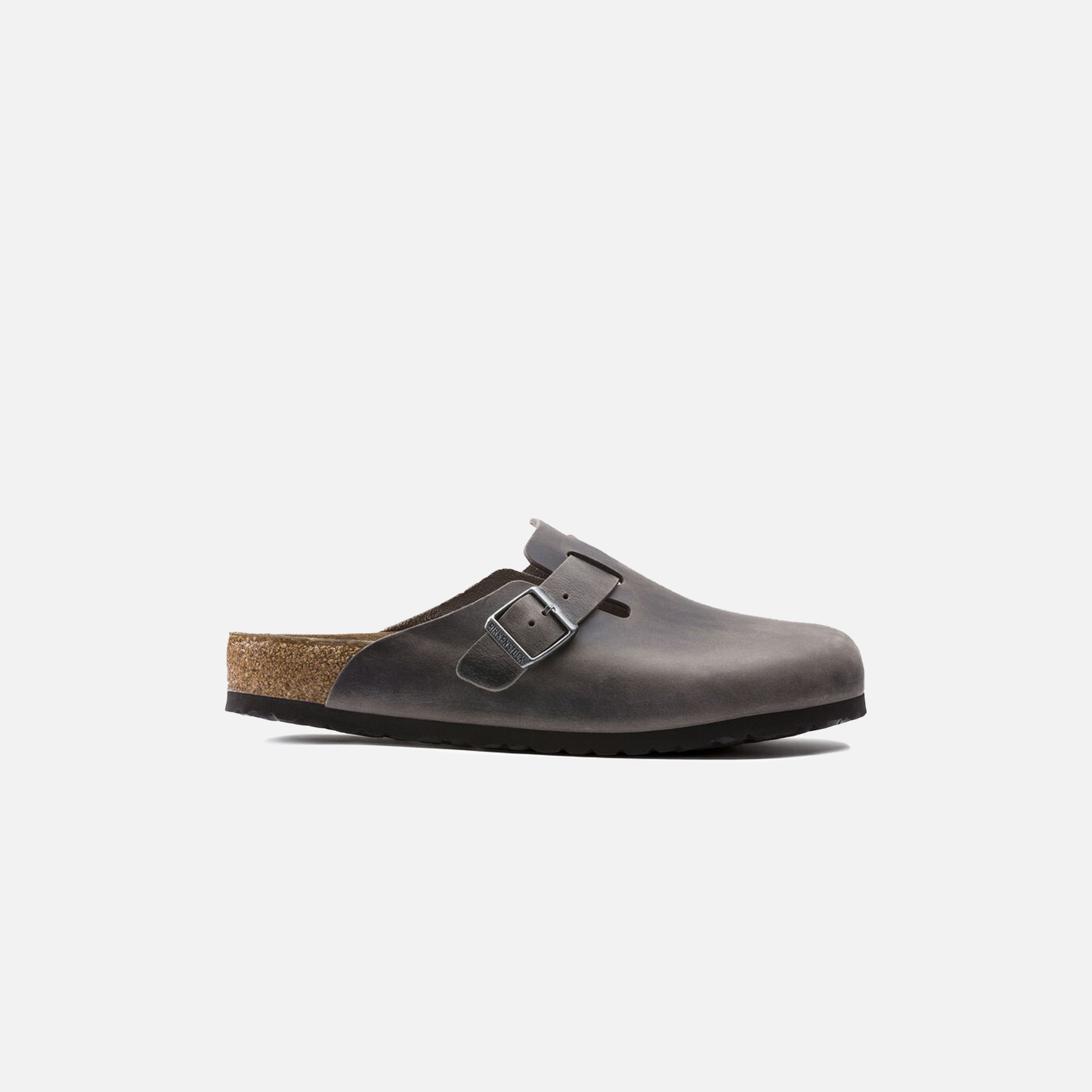 Birkenstock Boston SFB Iron Oiled Leather - Grey