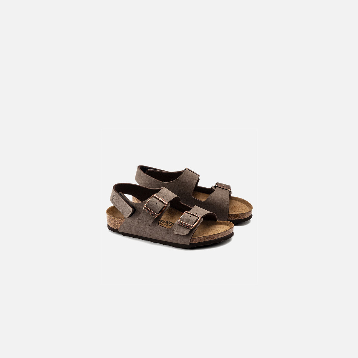 Birkenstock Kids Milano Hook and Loop - Mocha