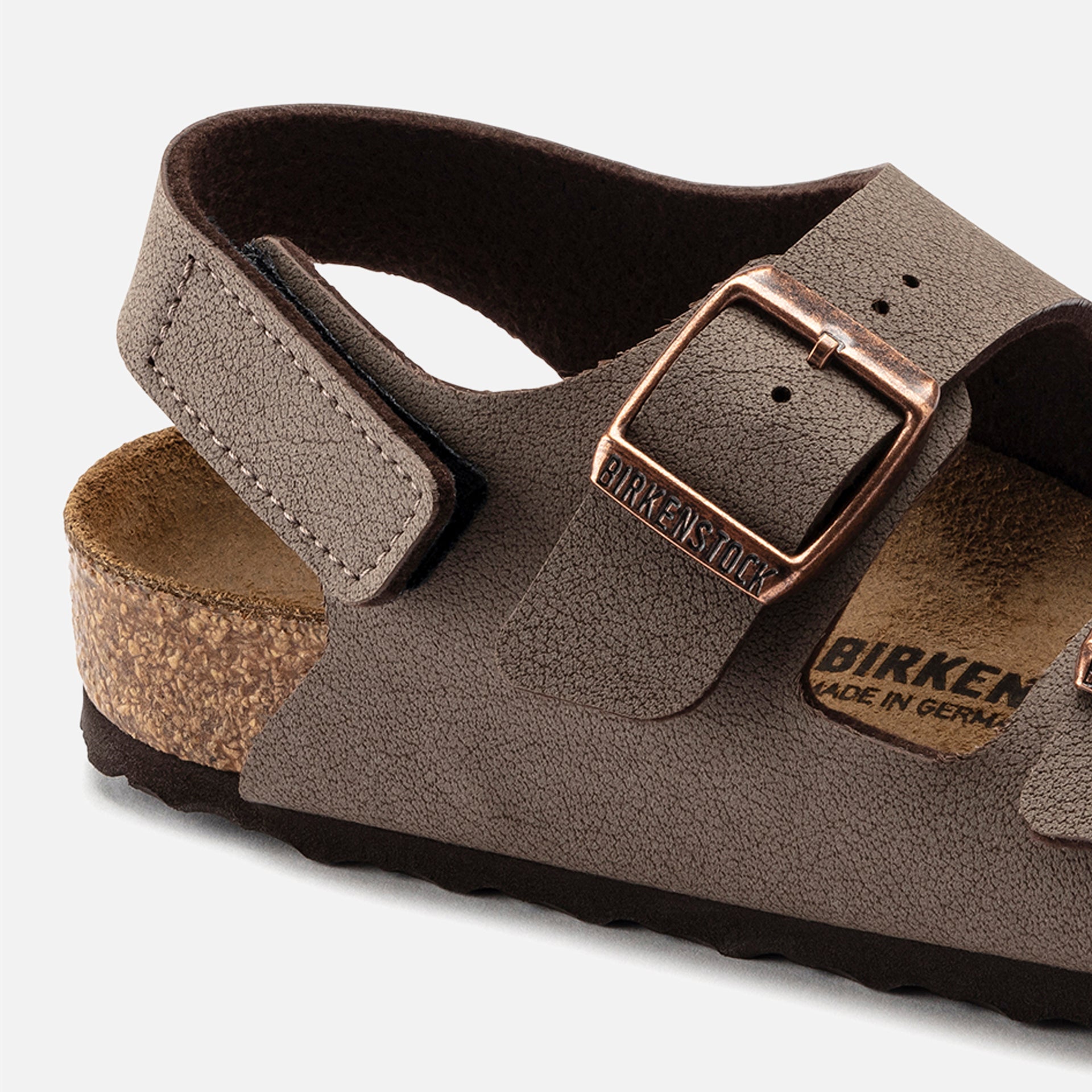 Birkenstock Kids Milano Hook and Loop - Mocha