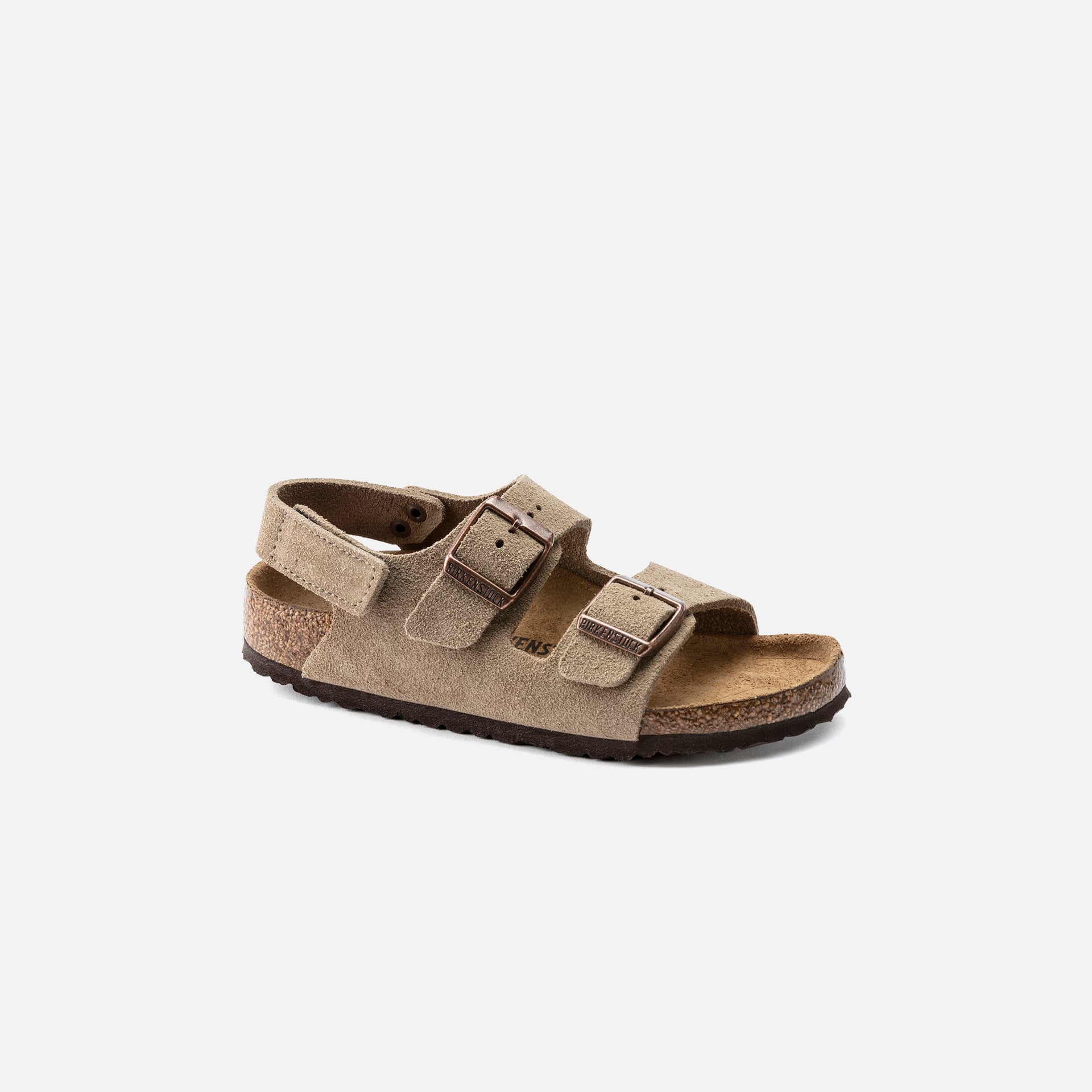 Birkenstock Kids Milano Hook and Loop - Taupe