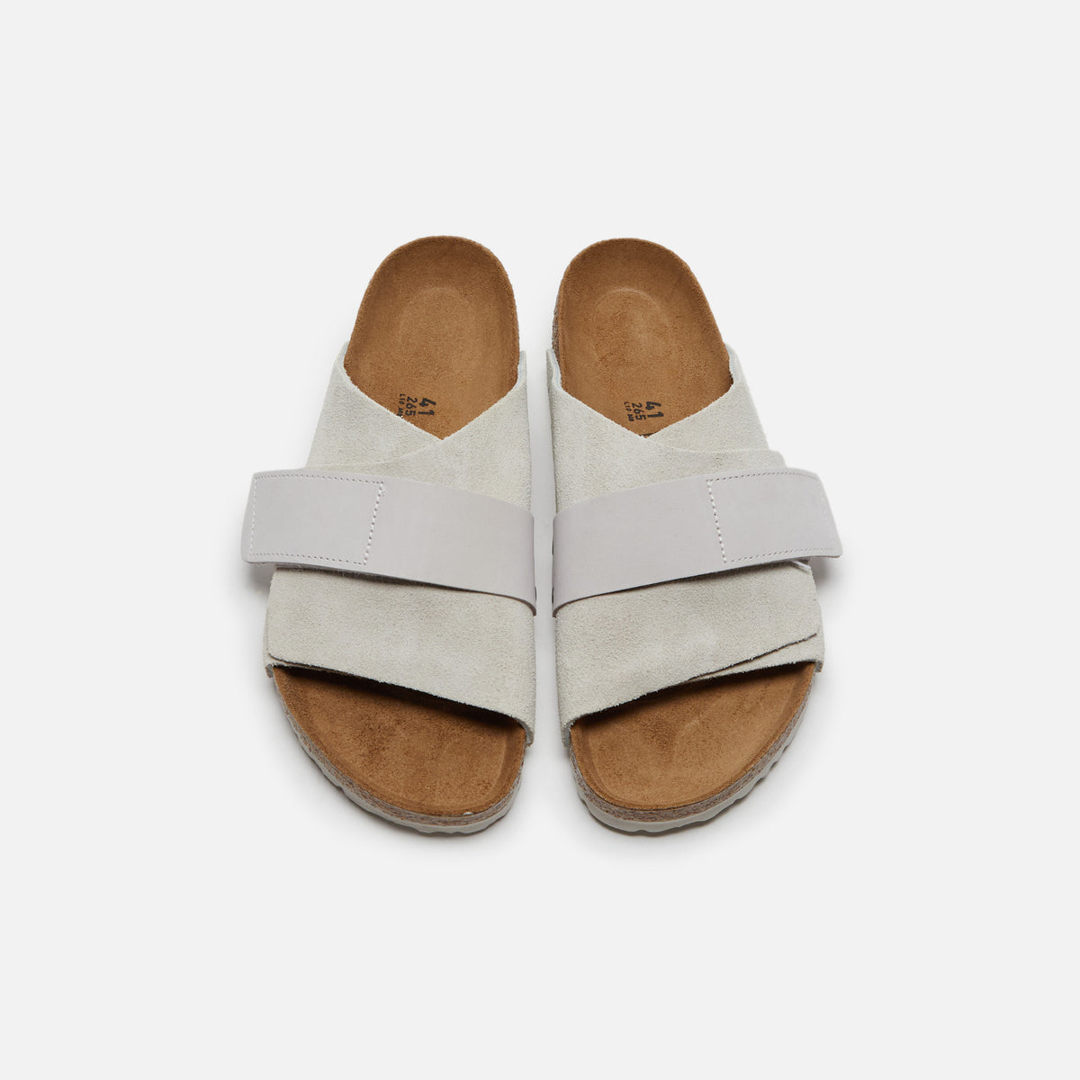 Birkenstock Kyoto Suede - Antique White