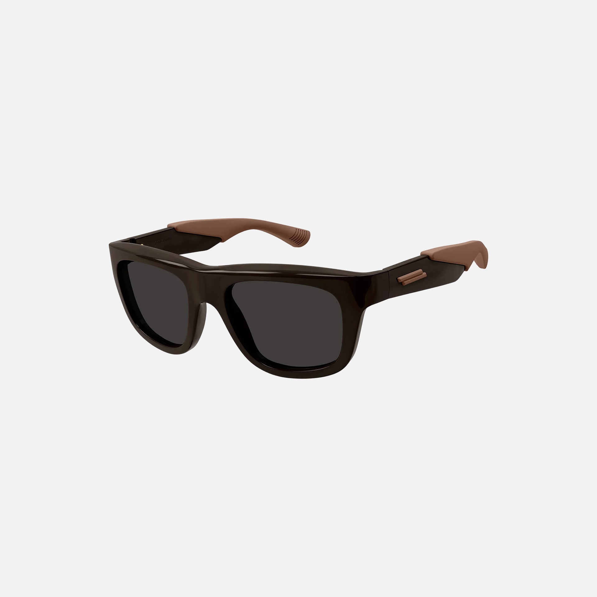 Bottega Veneta Unapologetic Frame - Shiny Brown / Grey Lens