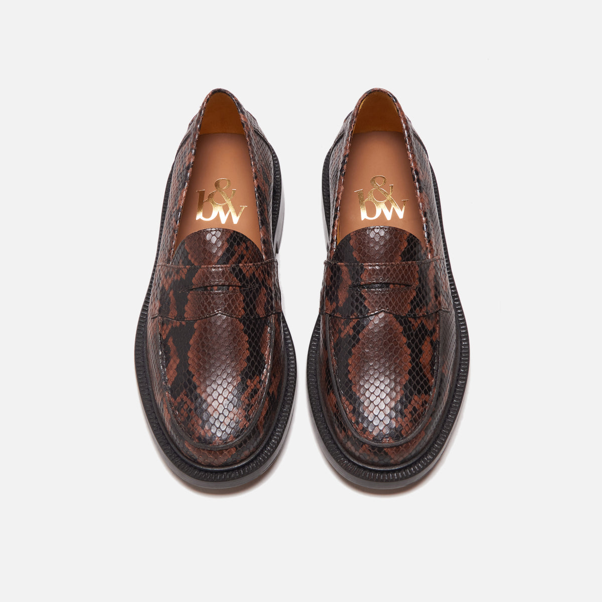 Blackstock & Weber The Ellis Penny Loafer - Garden Snake
