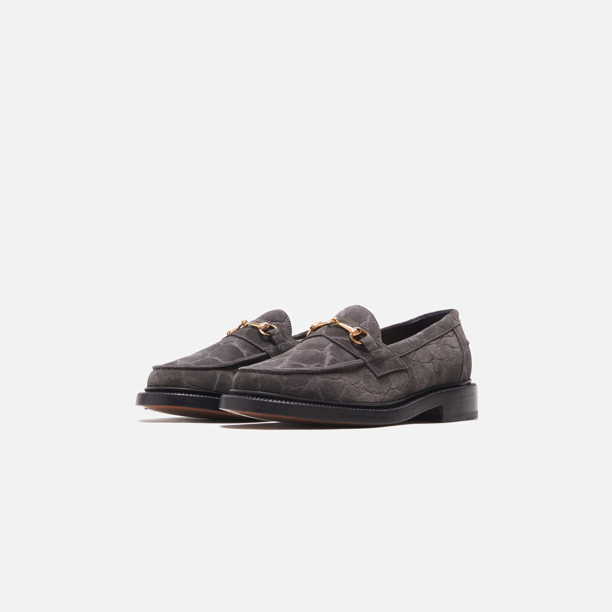 Blackstock & Weber The Mason Horse Bit Loafer - Elephant