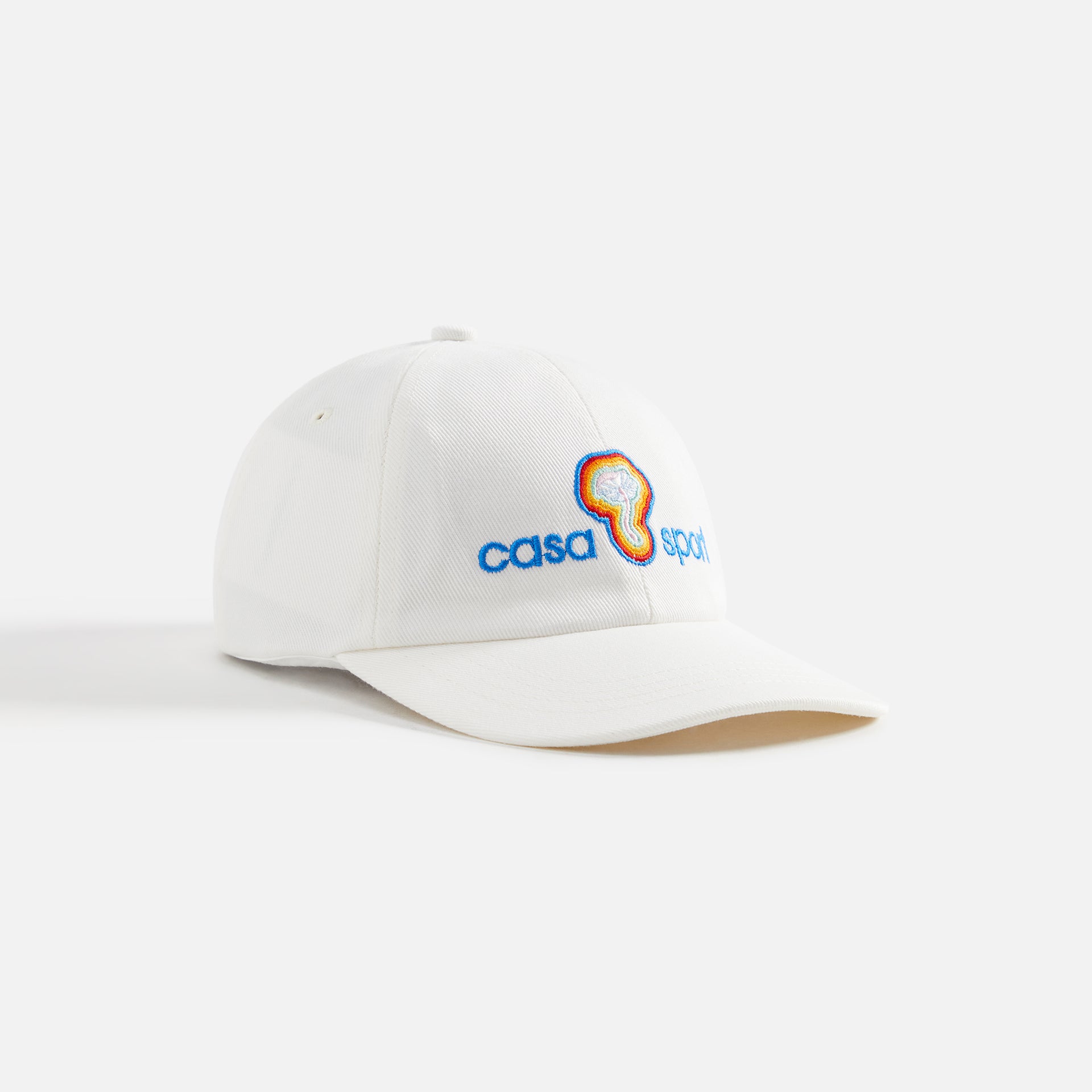 Casablanca Mind Vibrations Embroidered Cap - White