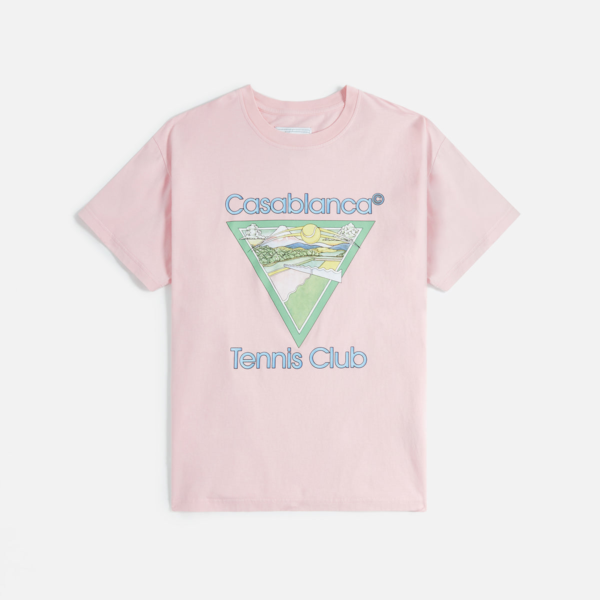 Casablanca Printed Tee - Pink
