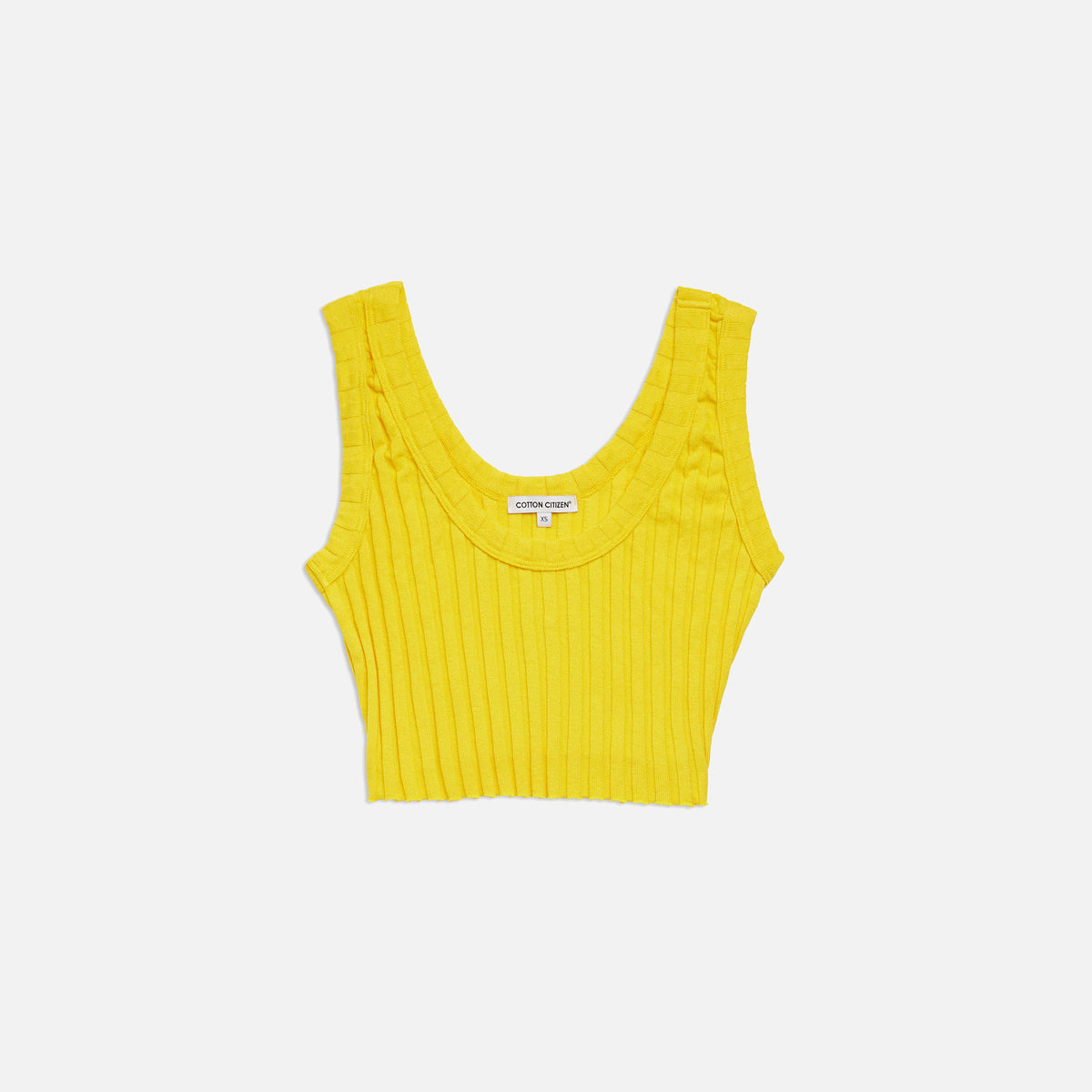 Cotton Citizen Capri Crop Tank - Yellow