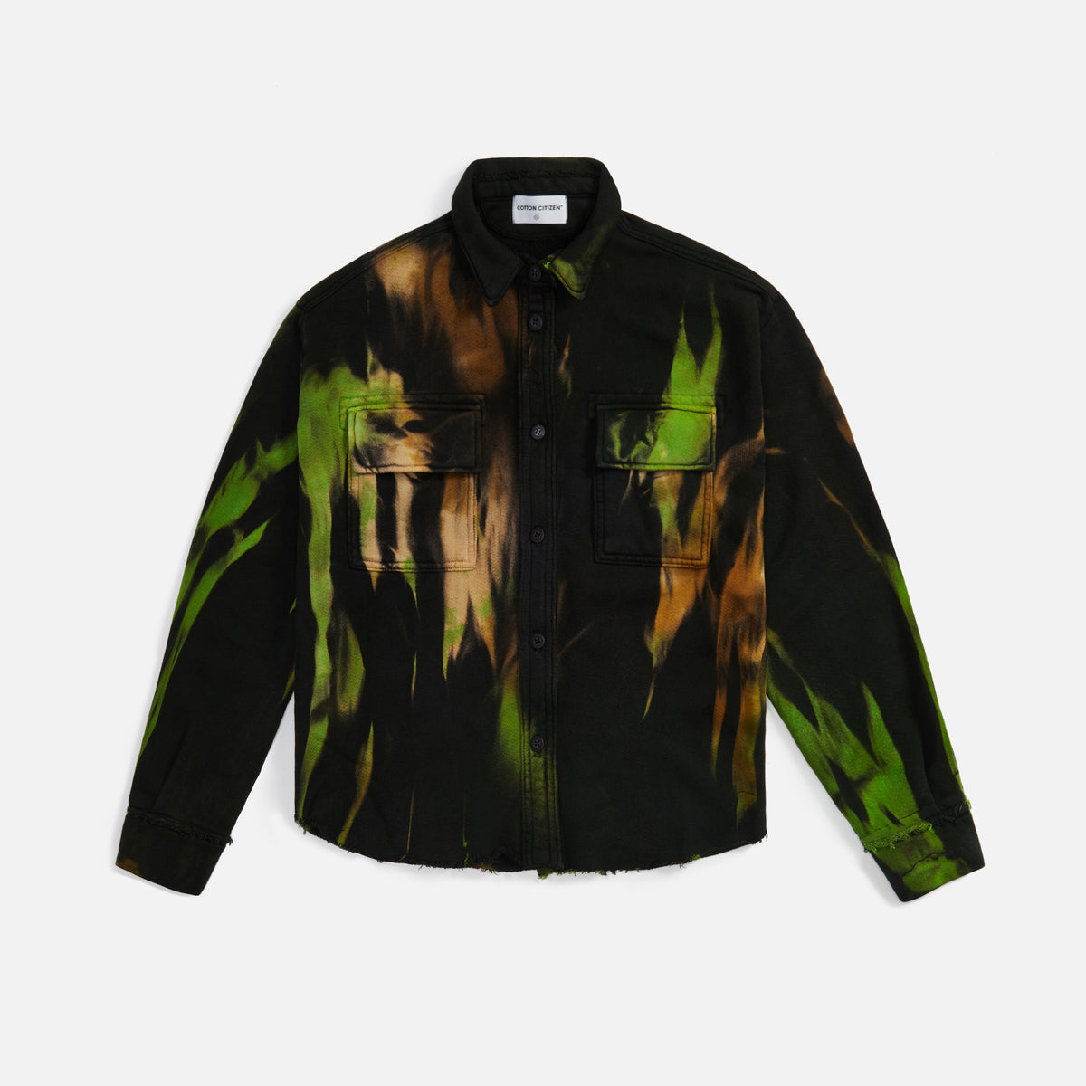 Cotton Citizen Brooklyn Button Down - Kiwi Flame