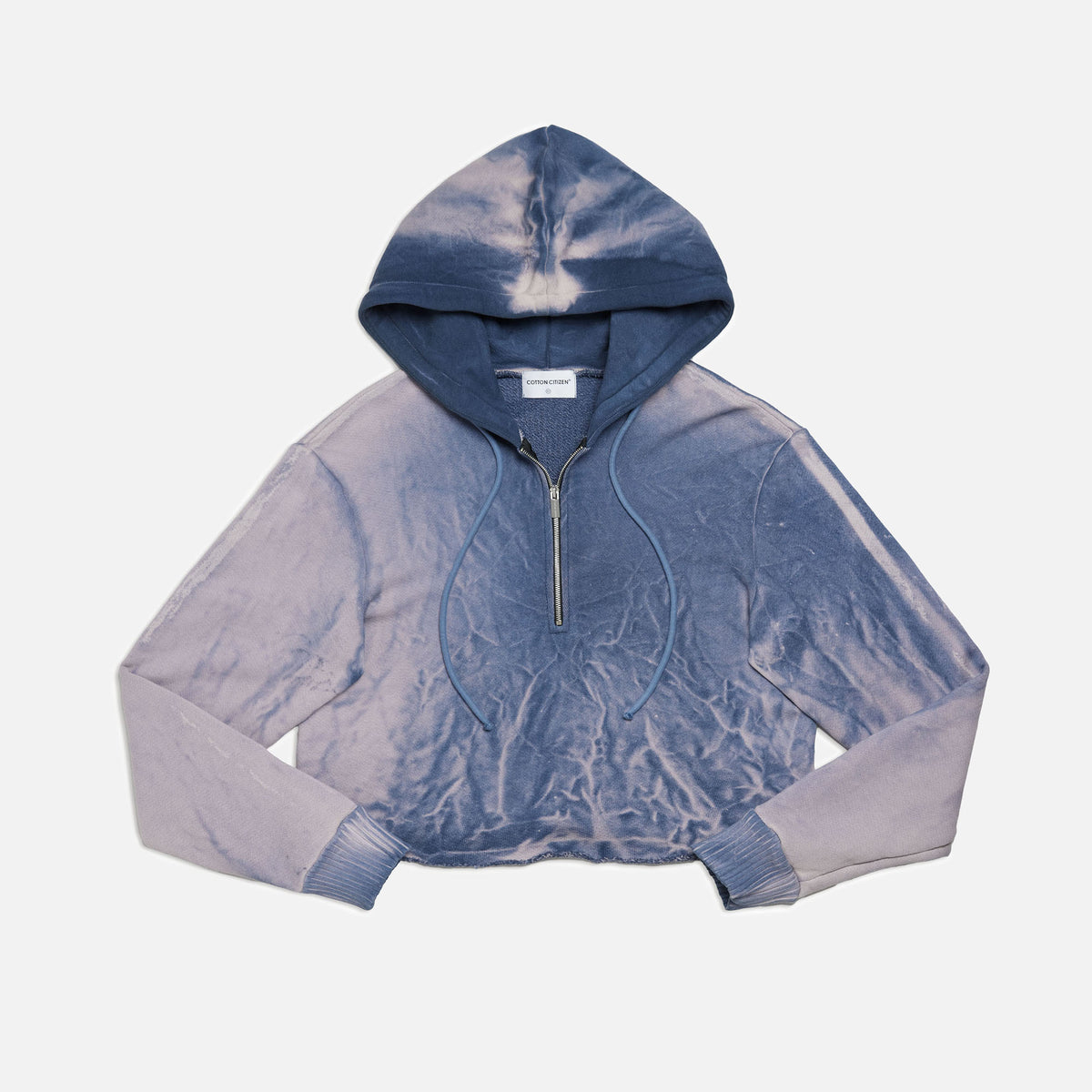 Cotton Citizen Brooklyn Crop Zip - Navy Mix