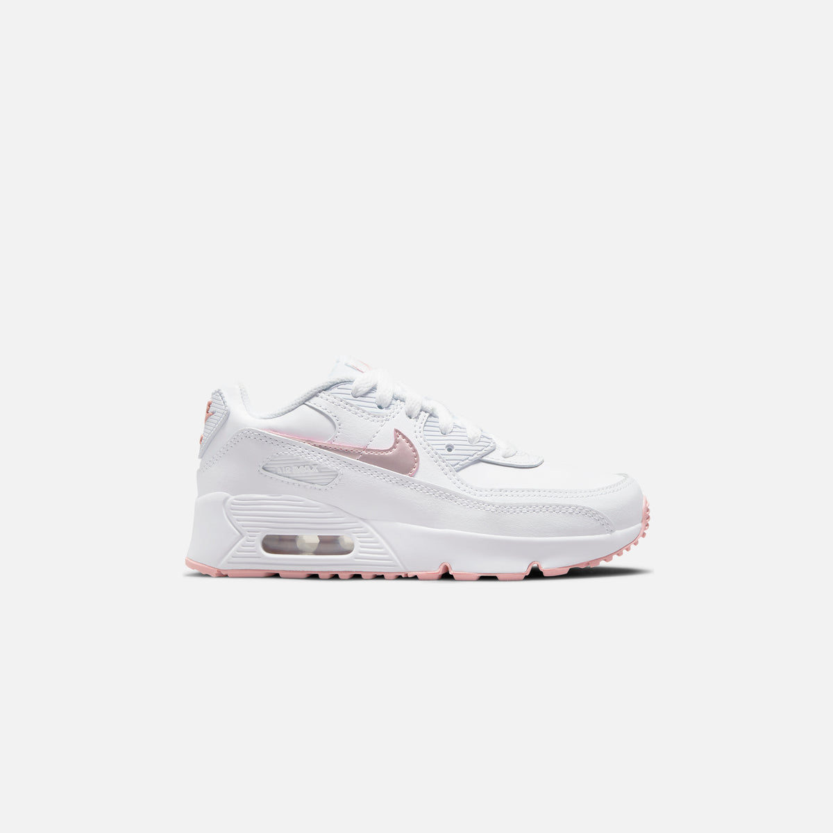 Nike Grade School Air Max 90 - White / Pink Glaze