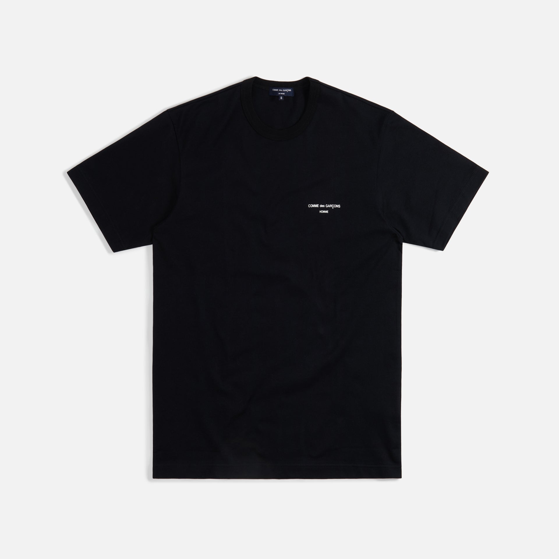 Comme des Garçons Homme Cotton Jersey Tee - Black