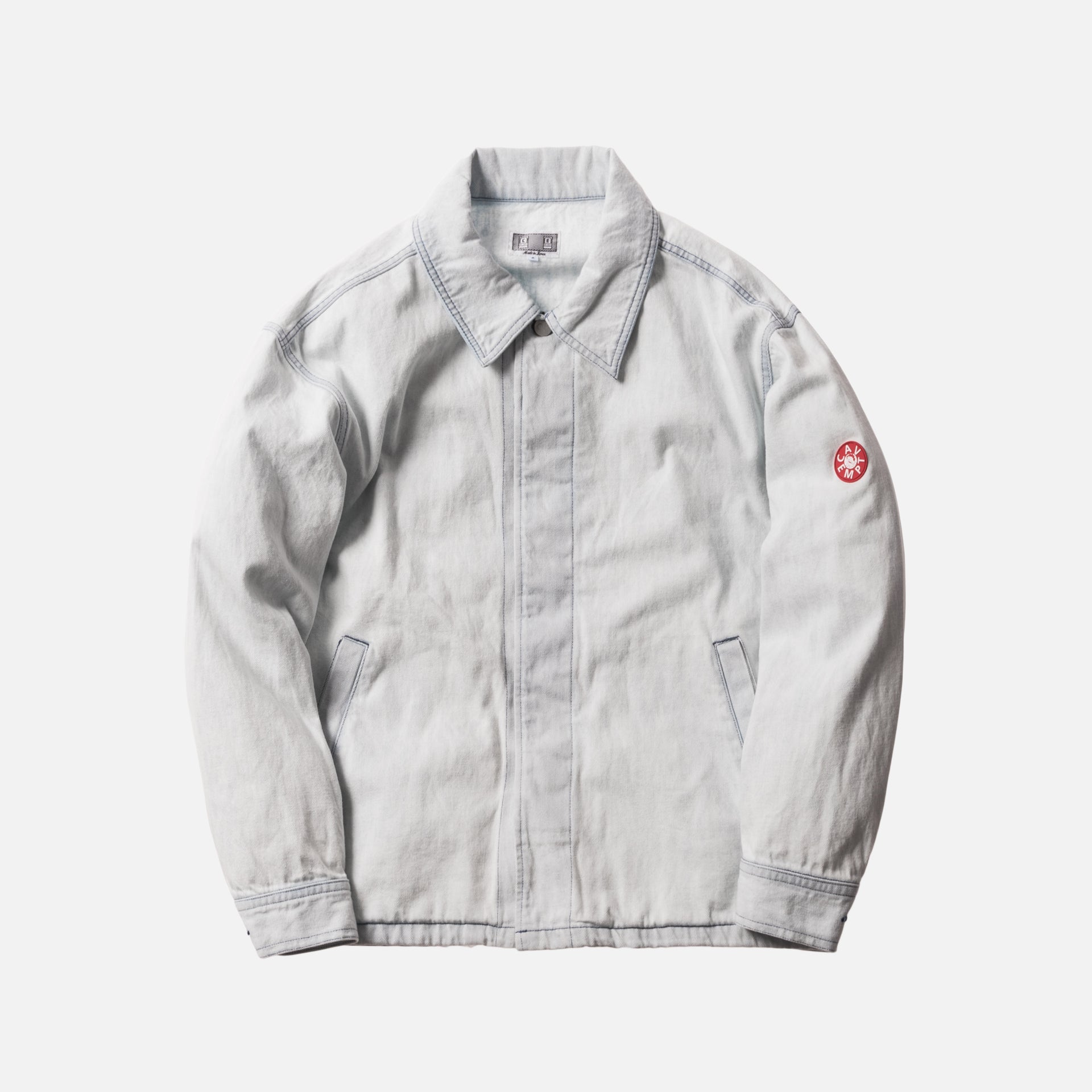 Cav Empt Noise Denim Jacket - Bleach White