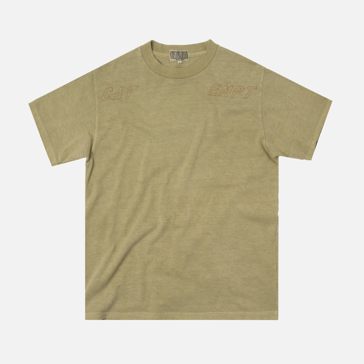 Cav Empt Overdye Bold Cav Empt Tee - Beige