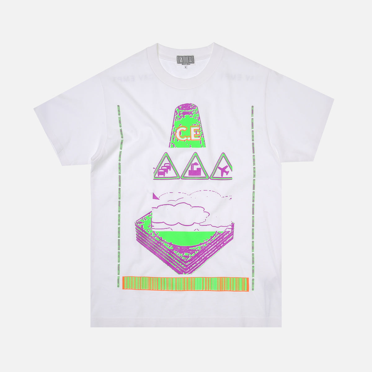 Cav Empt C.E. Cone Tee - White