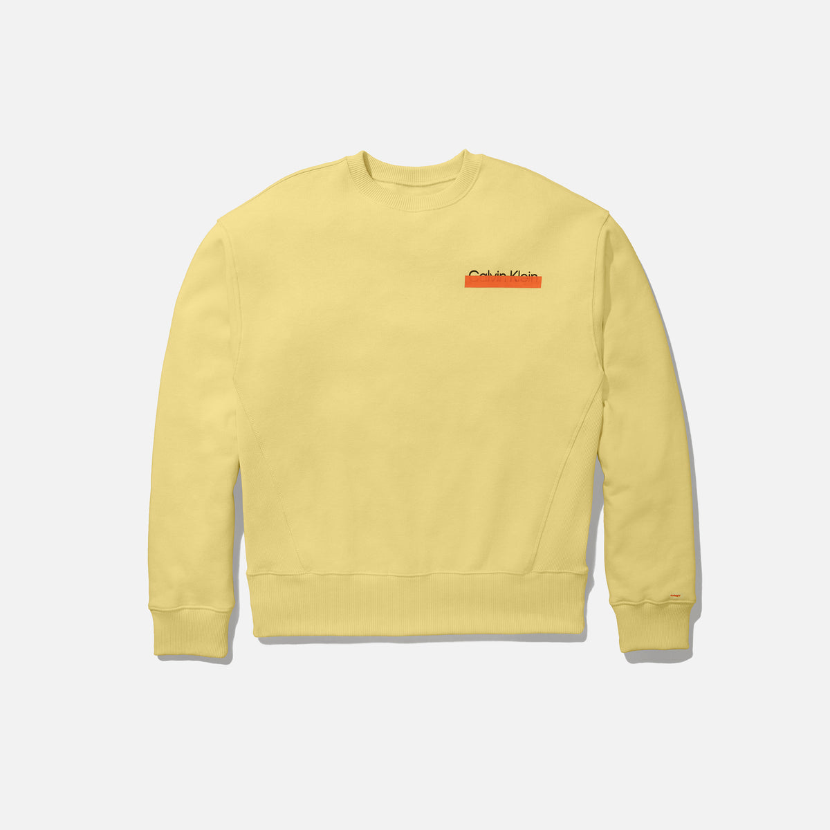 Calvin Klein x Heron Preston Crewneck - Pale Yellow