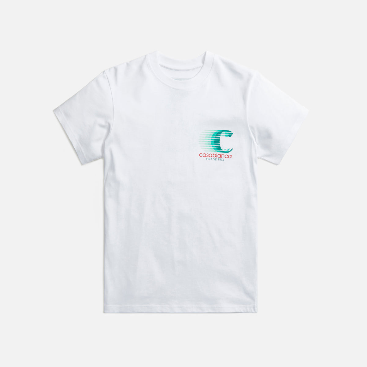 Casablanca Grand Prix Logo Double Sided Tee - White