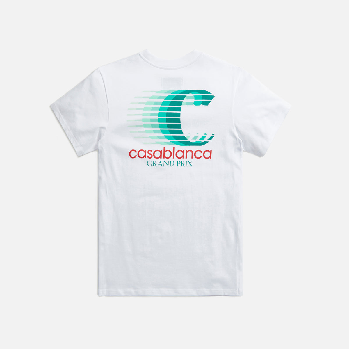 Casablanca Grand Prix Logo Double Sided Tee - White