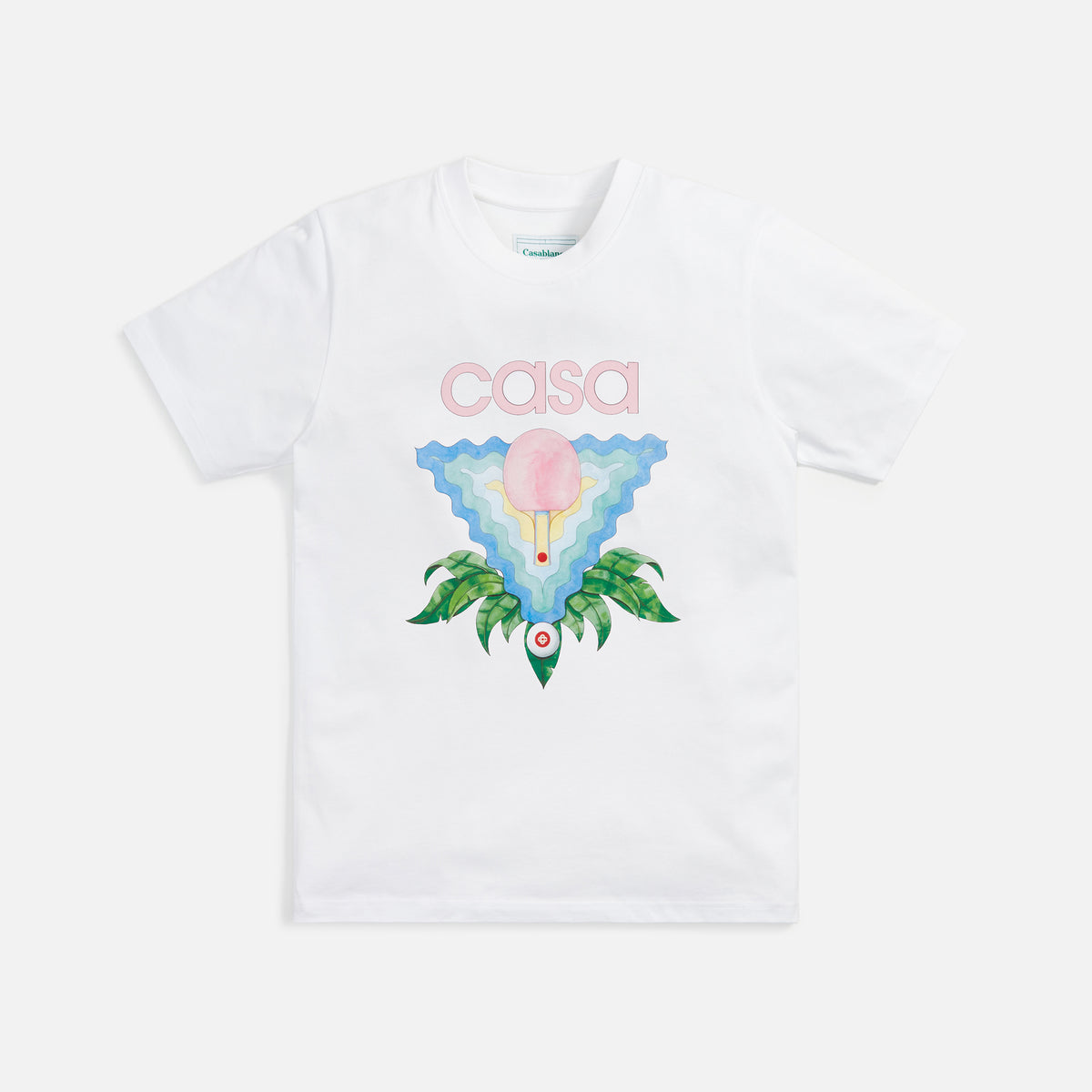 Casablanca Screen Printed Tee Memphis Icon - White