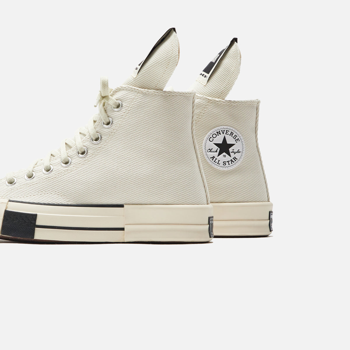 Converse x Rick Owens DRKSHDW DRKSTAR High - Lily White / Egret