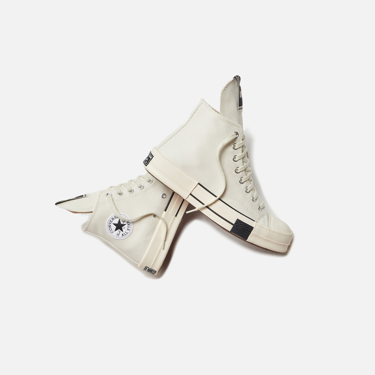 Converse x Rick Owens DRKSHDW DRKSTAR High - Lily White / Egret