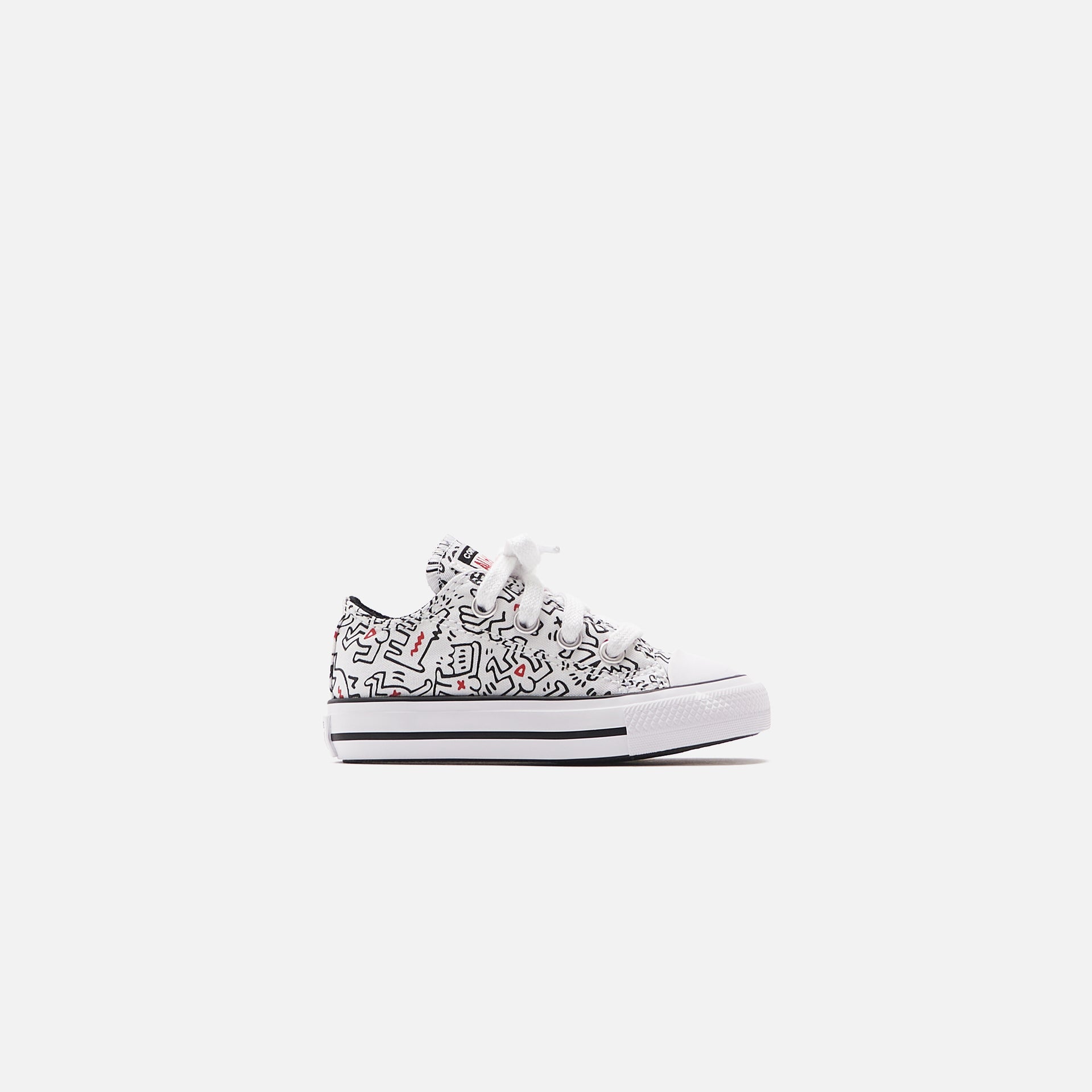 Converse Toddler x Keith Haring CTAS Ox - White / Black / Red