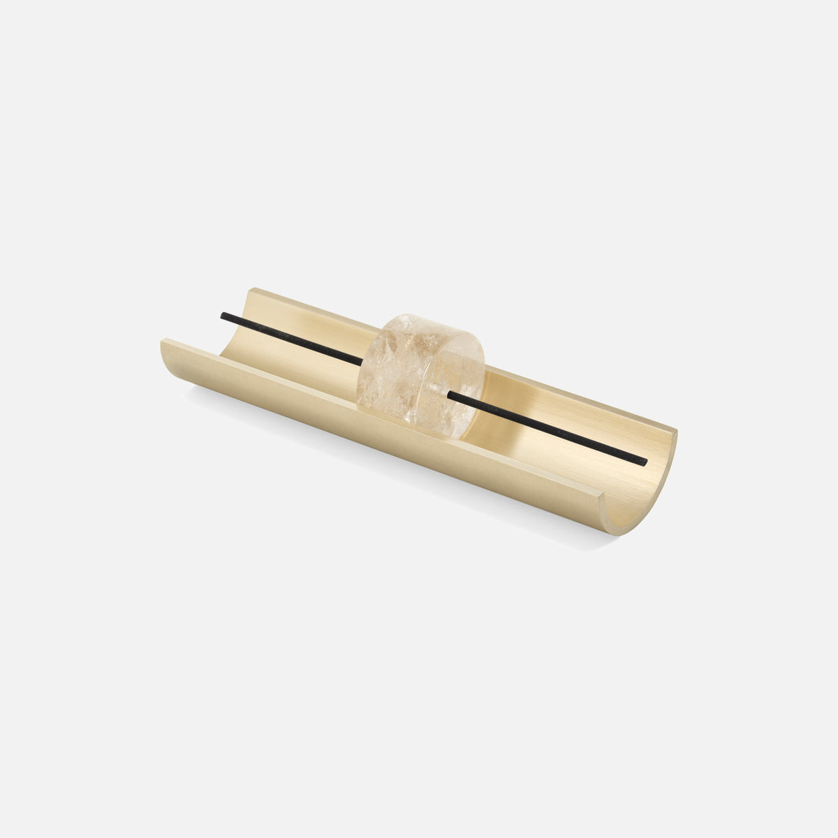 Cinnamon Projects Circa Clear Quartz Incense Burner