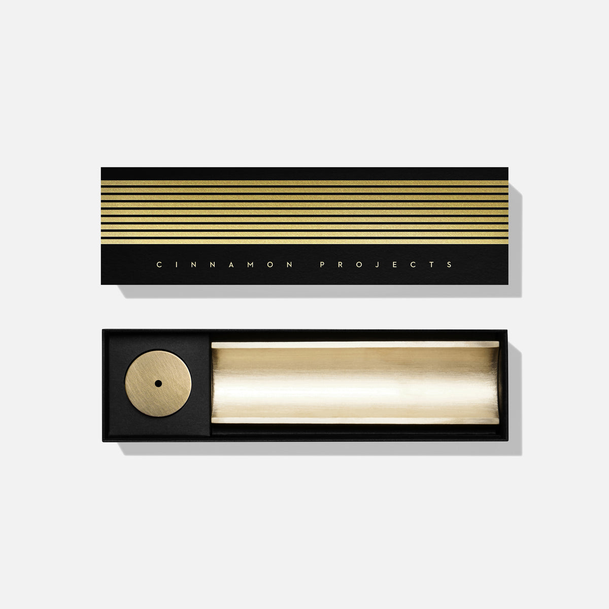 Cinnamon Projects Circa Solid Brass Incense Burner