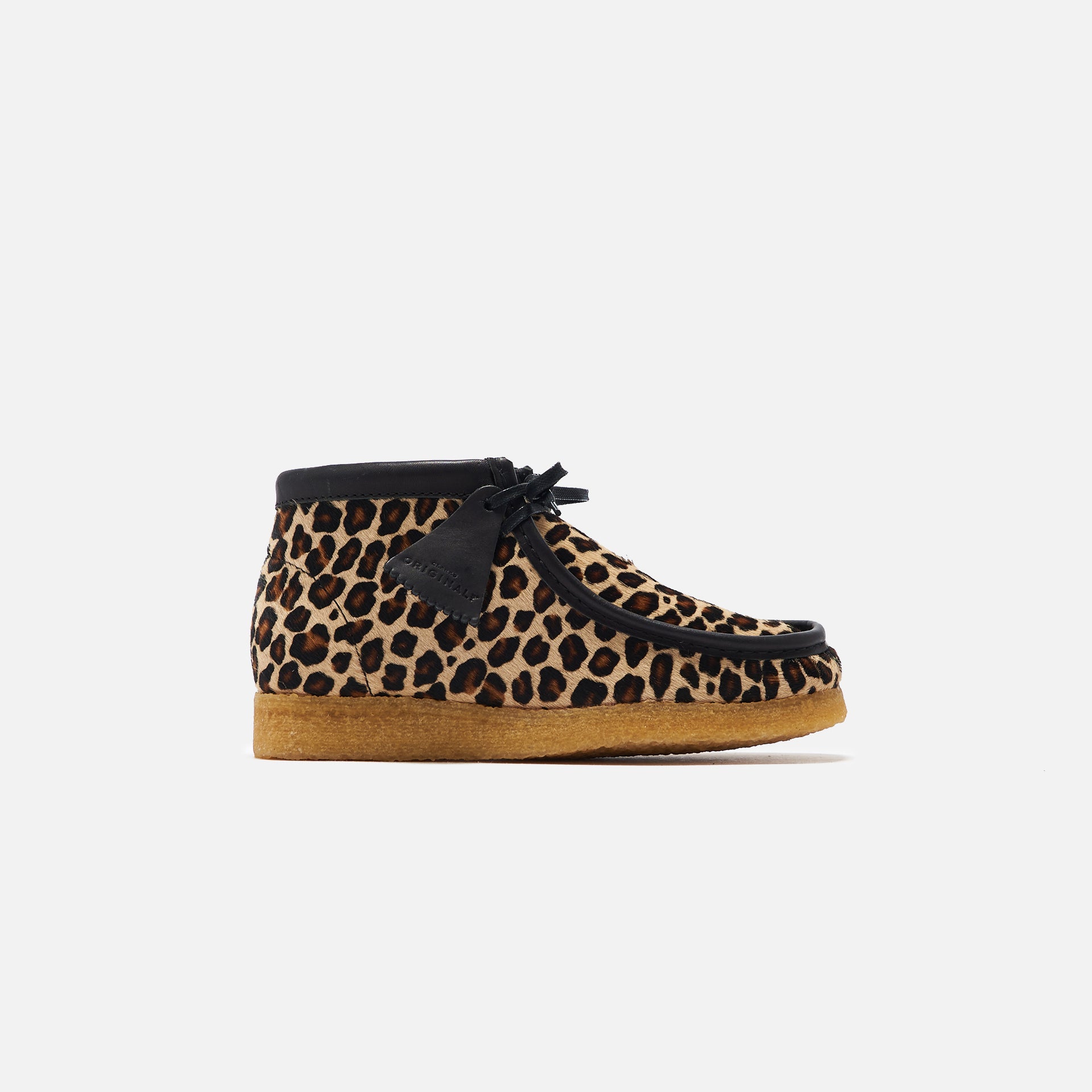 Clarks Wallabee Boot - Leopard Print