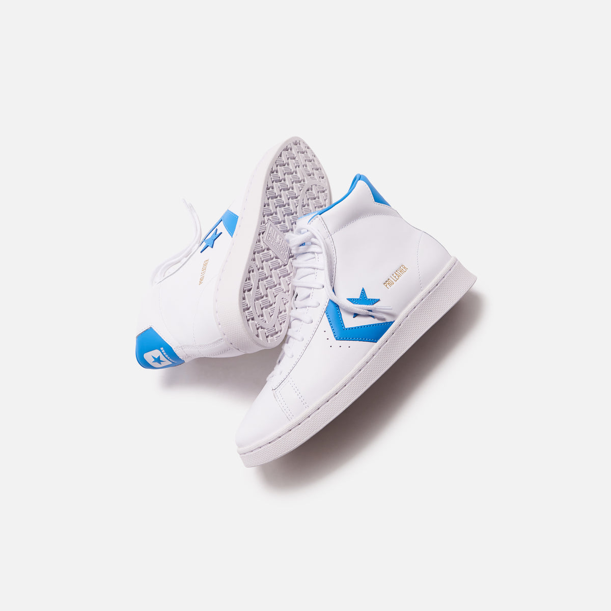 Converse Pro Leather High - White / Coast Blue