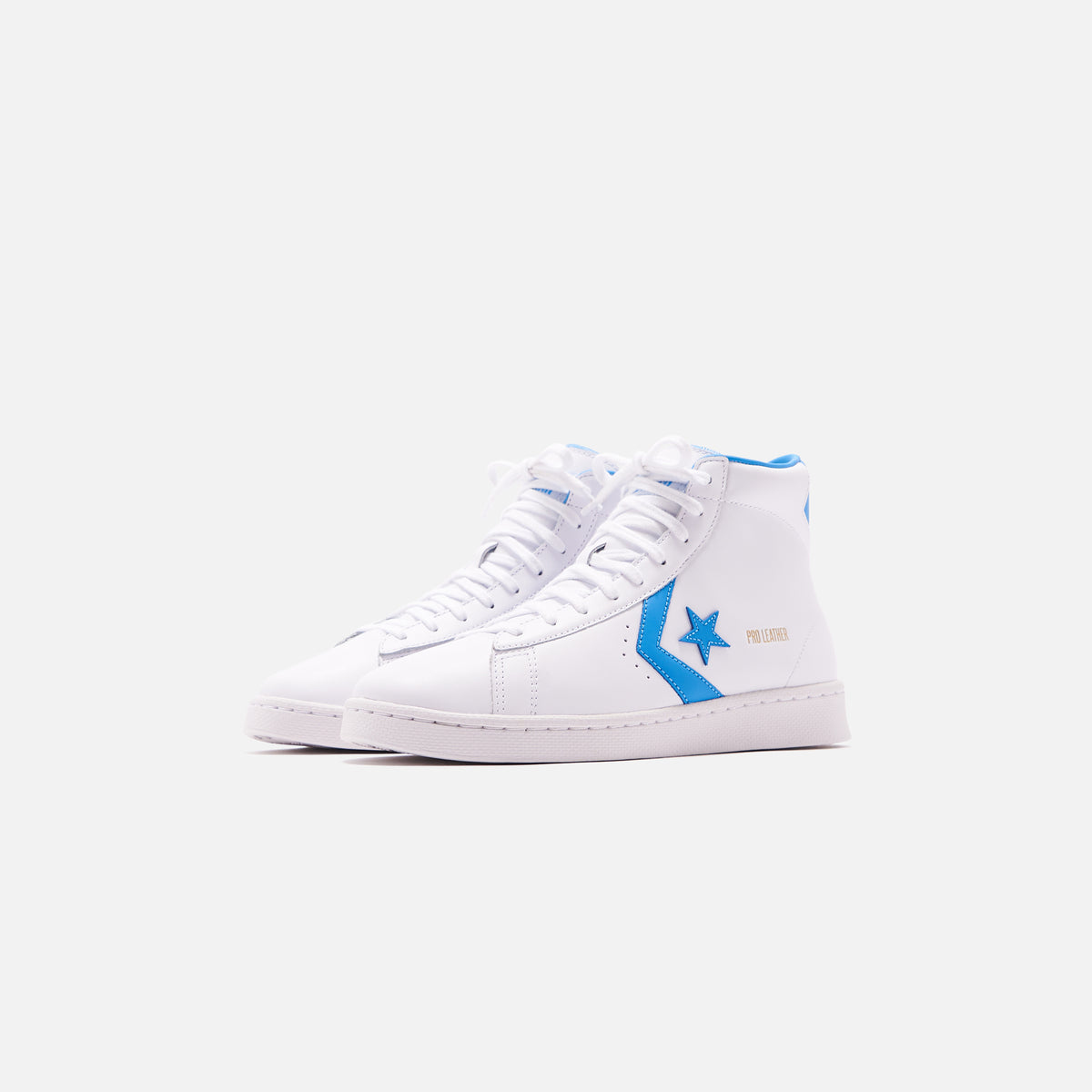 Converse Pro Leather High - White / Coast Blue