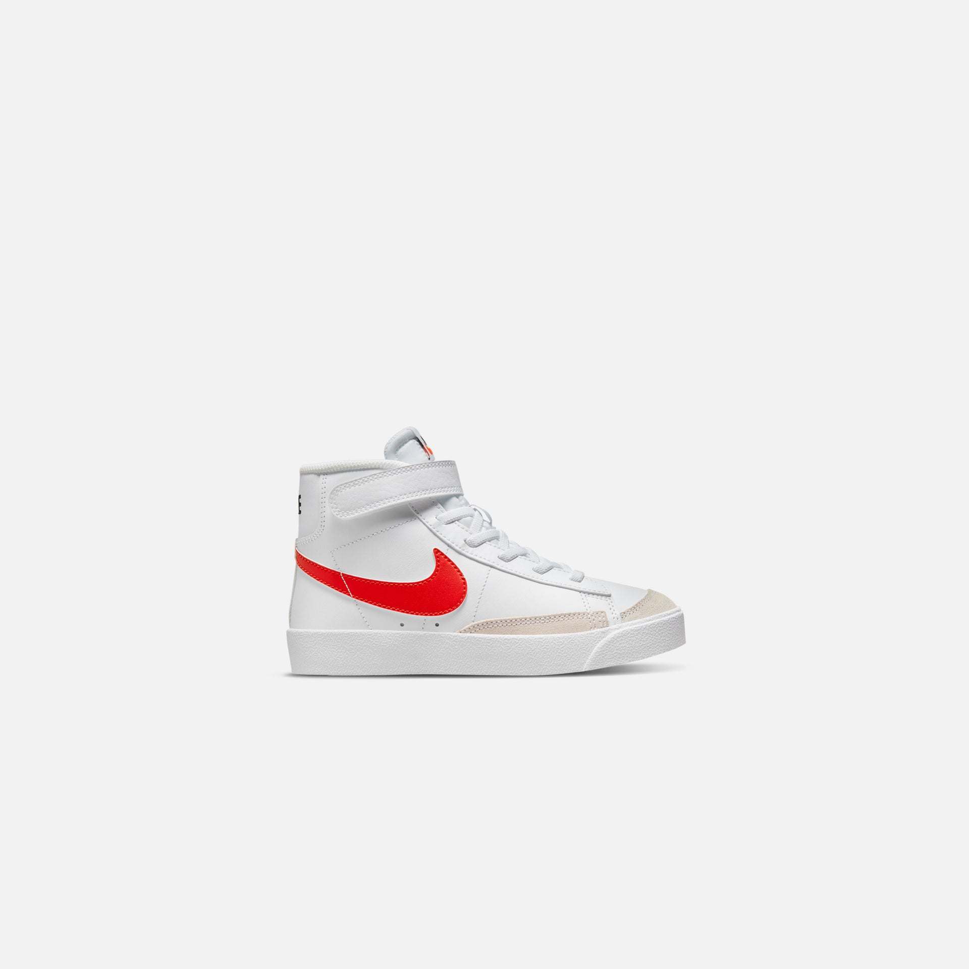 Nike Grade School Blazer Mid `77 - White / Habanero Red / Medium Blue / Black