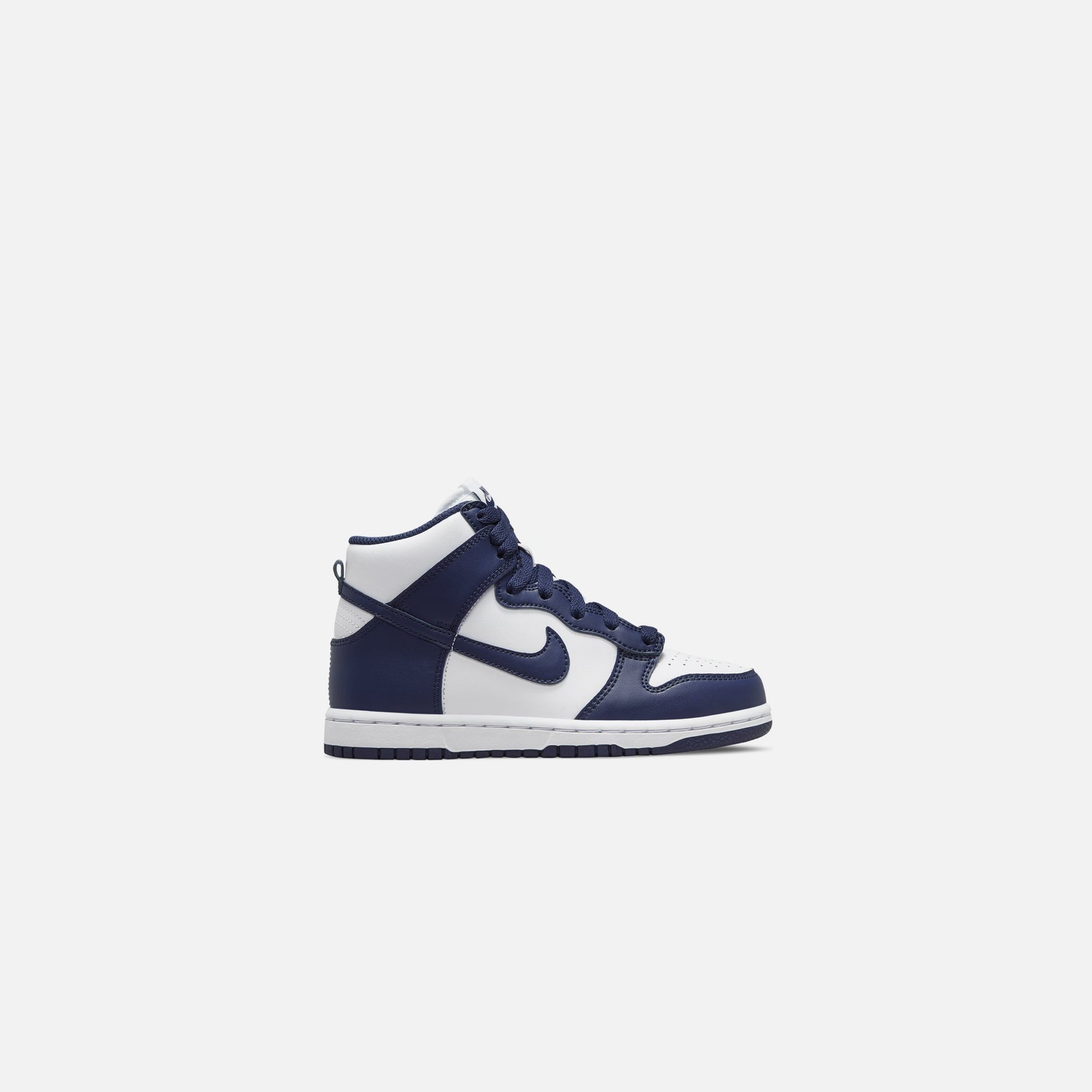 Nike Pre-School Dunk High - White / Midnight Navy / Total Orange