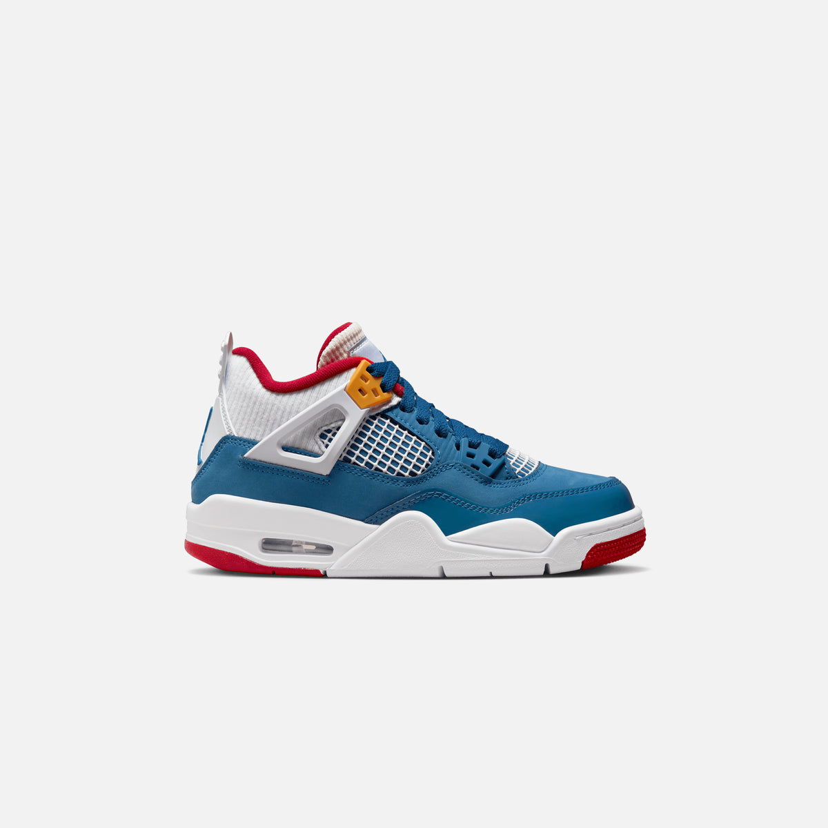 Nike Grade School Air Jordan 4 Retro - French Blue / White / Gym Red / Pearl White
