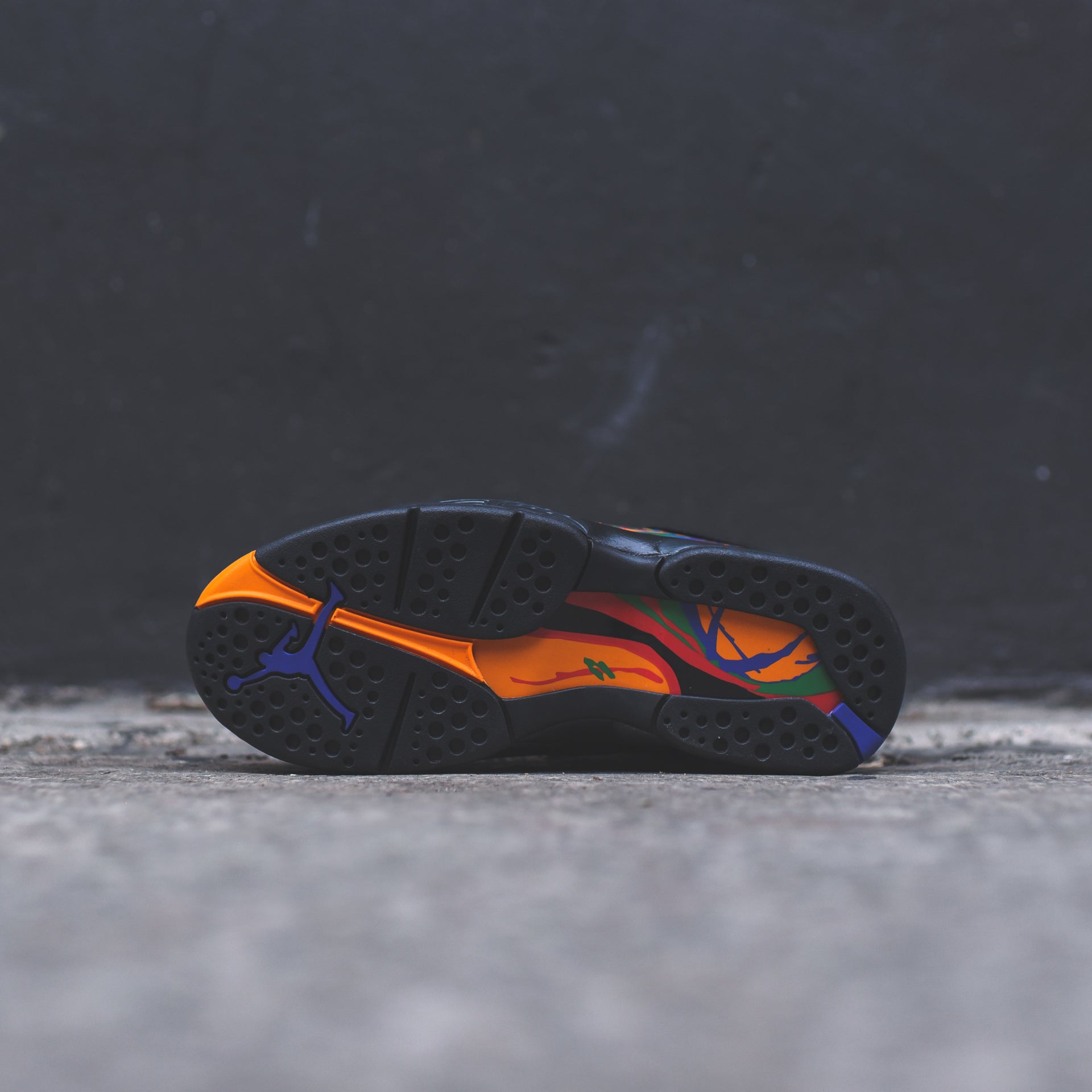 Nike GS Air Jordan 8 Retro - Black / Light Concord / Aloe Verde