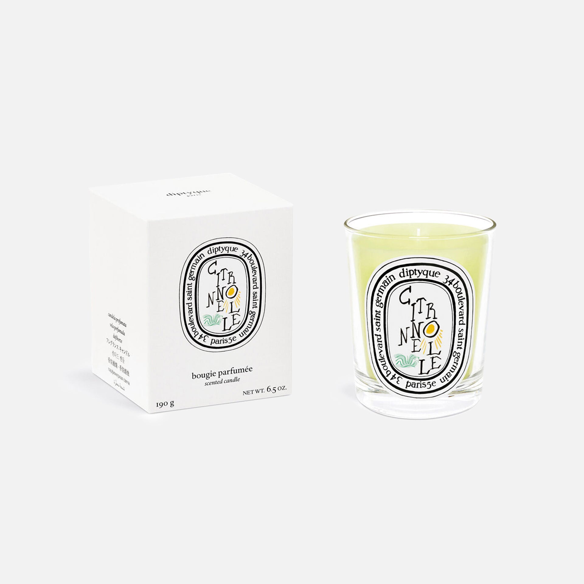 Diptyque Citronnelle Scented Candle 190g Limited Edition