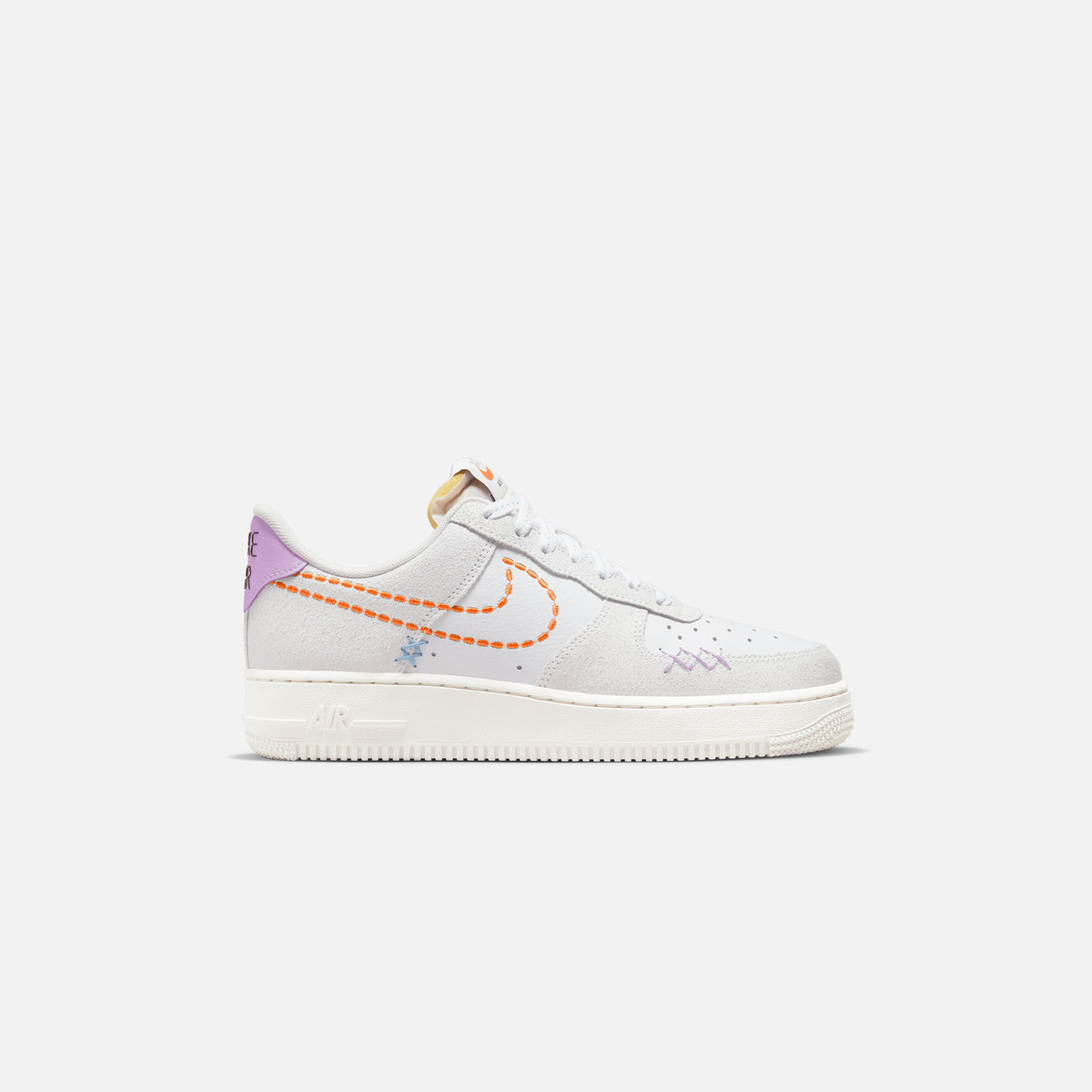 Nike Wmns Air Force 1 `07 SECD - White / Orange / Purple