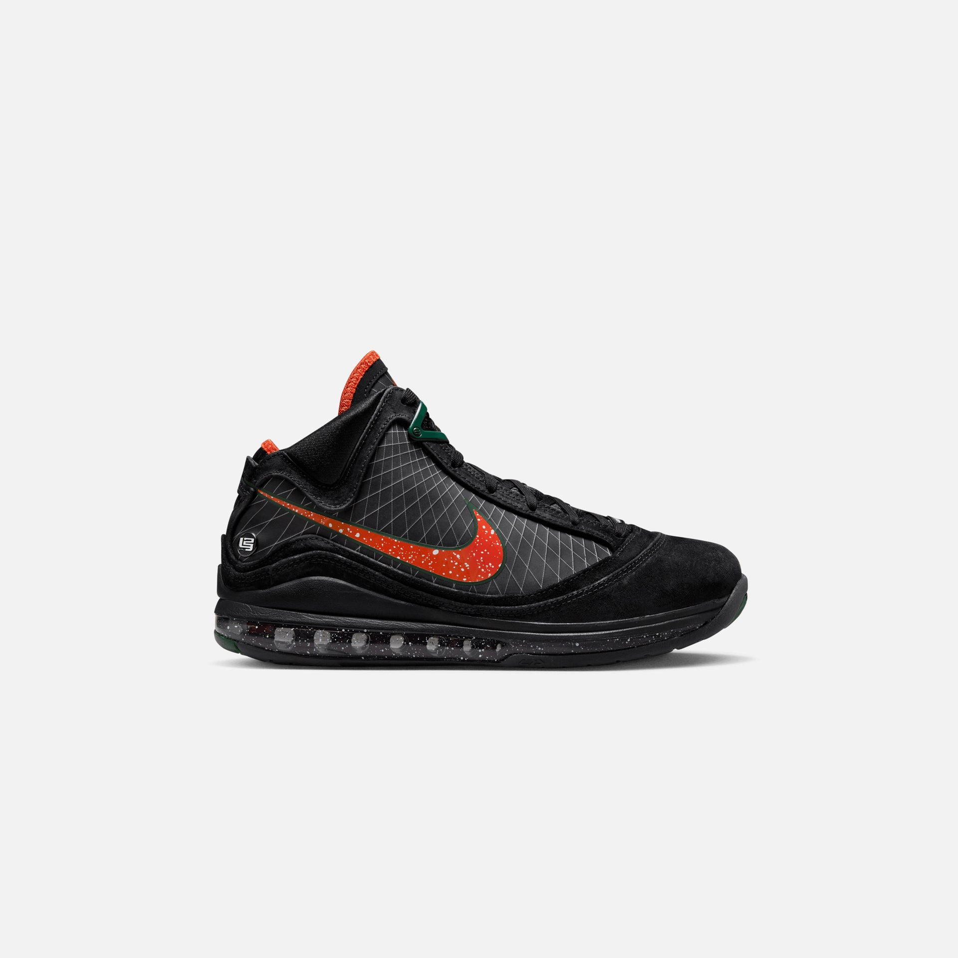 Nike Lebron VII - Black / Team Orange / Gorge Green / White