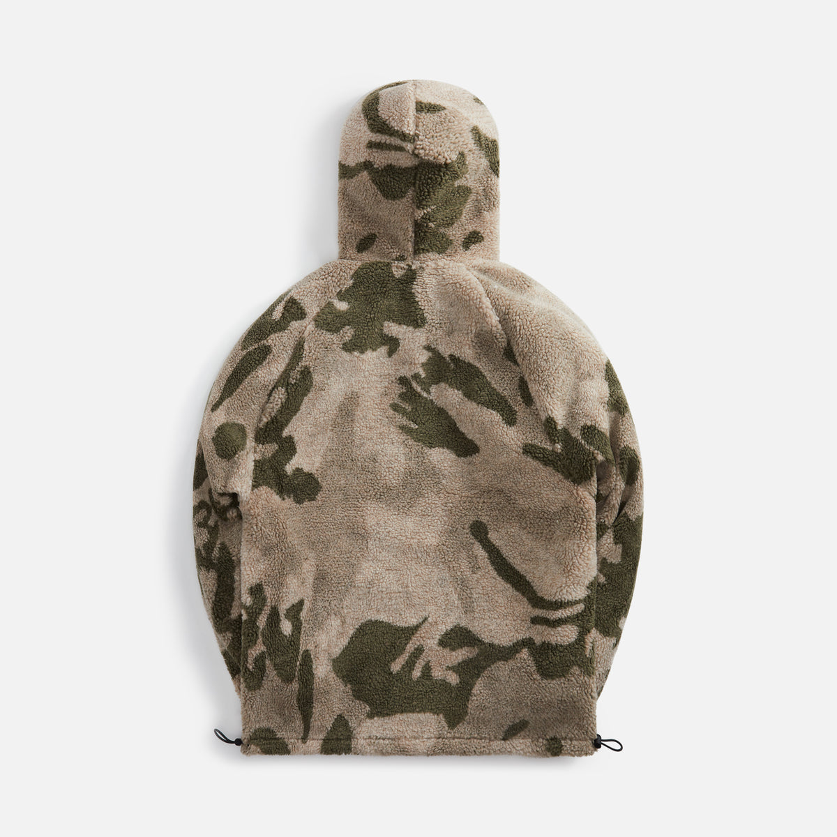 Essentials Polar Fleece Half Zip Hoodie - Camo